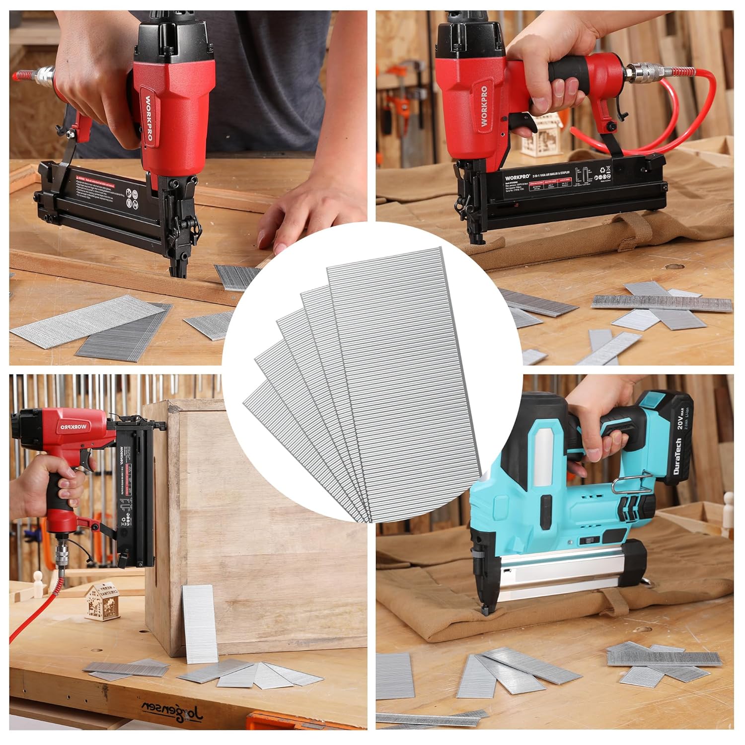 WORKPRO 1-1/2" 18 Gauge Brad Nails, 6000 Count Universal Brad Nails for Pneumatic, Electric Brad Nailer - Image 6