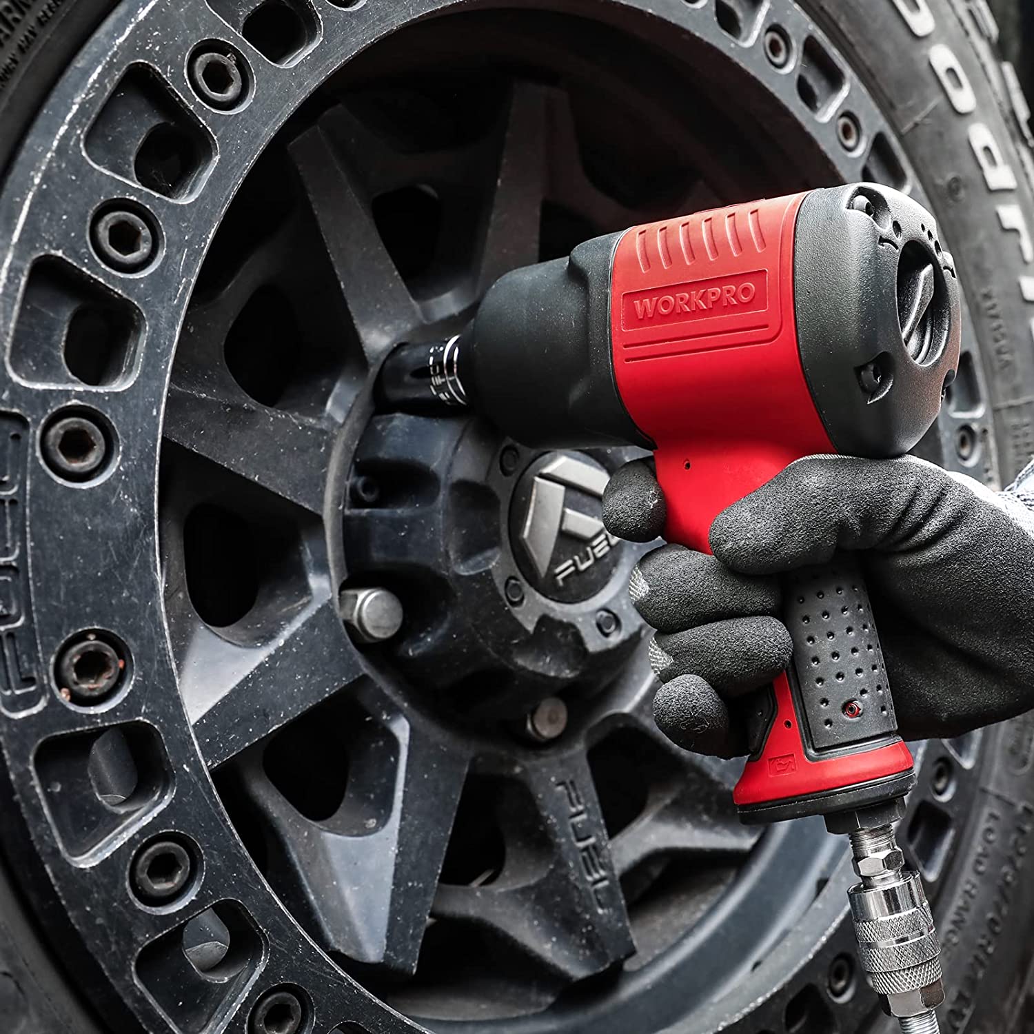 WORKPRO 1/2" Drive Air Impact Wrench for Changing Tires  Auto Repair - Image 7