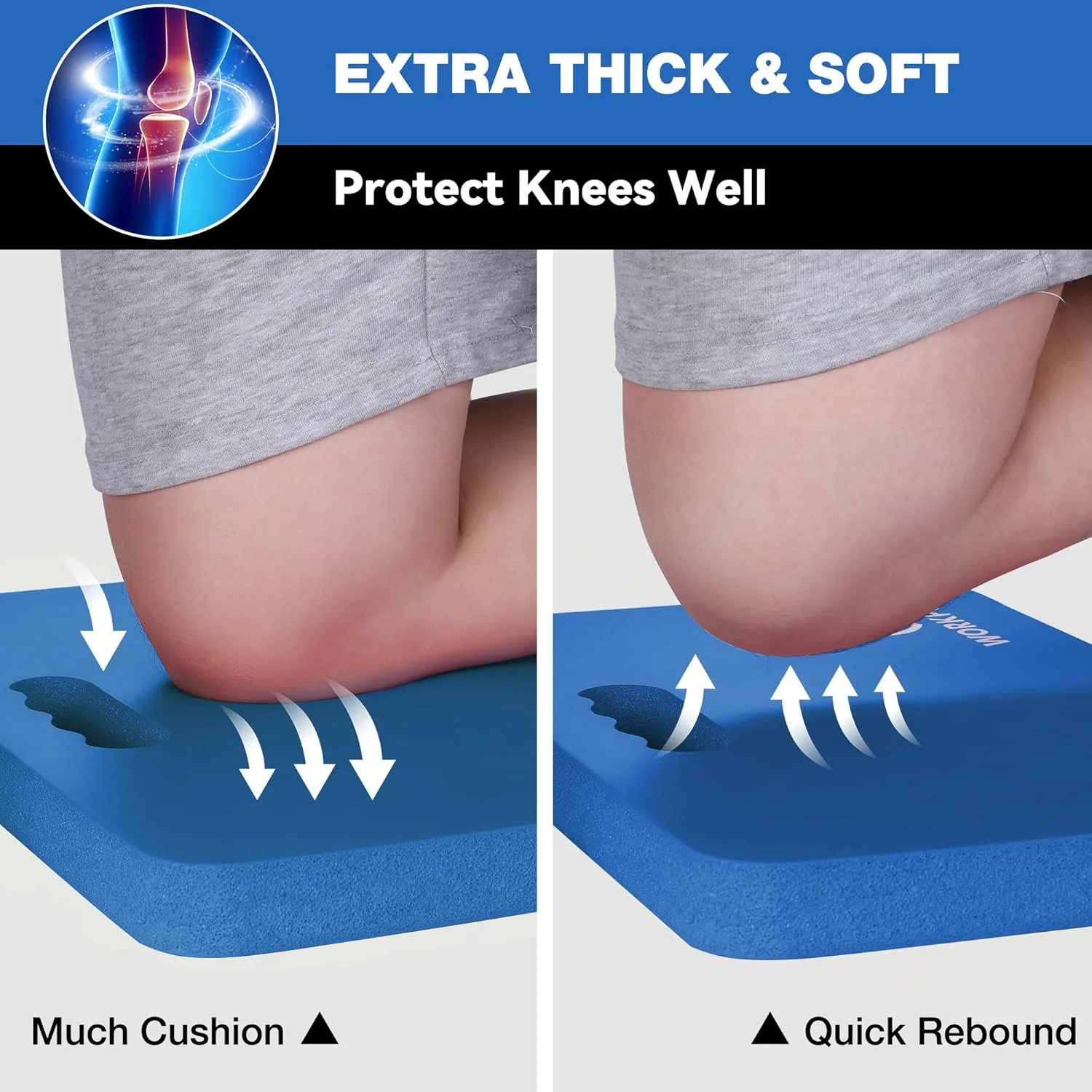 WORKPRO 2-Pack Extra Thick Kneeling Pad for Gardening, Bathing Baby & Workout Supplies - Image 14