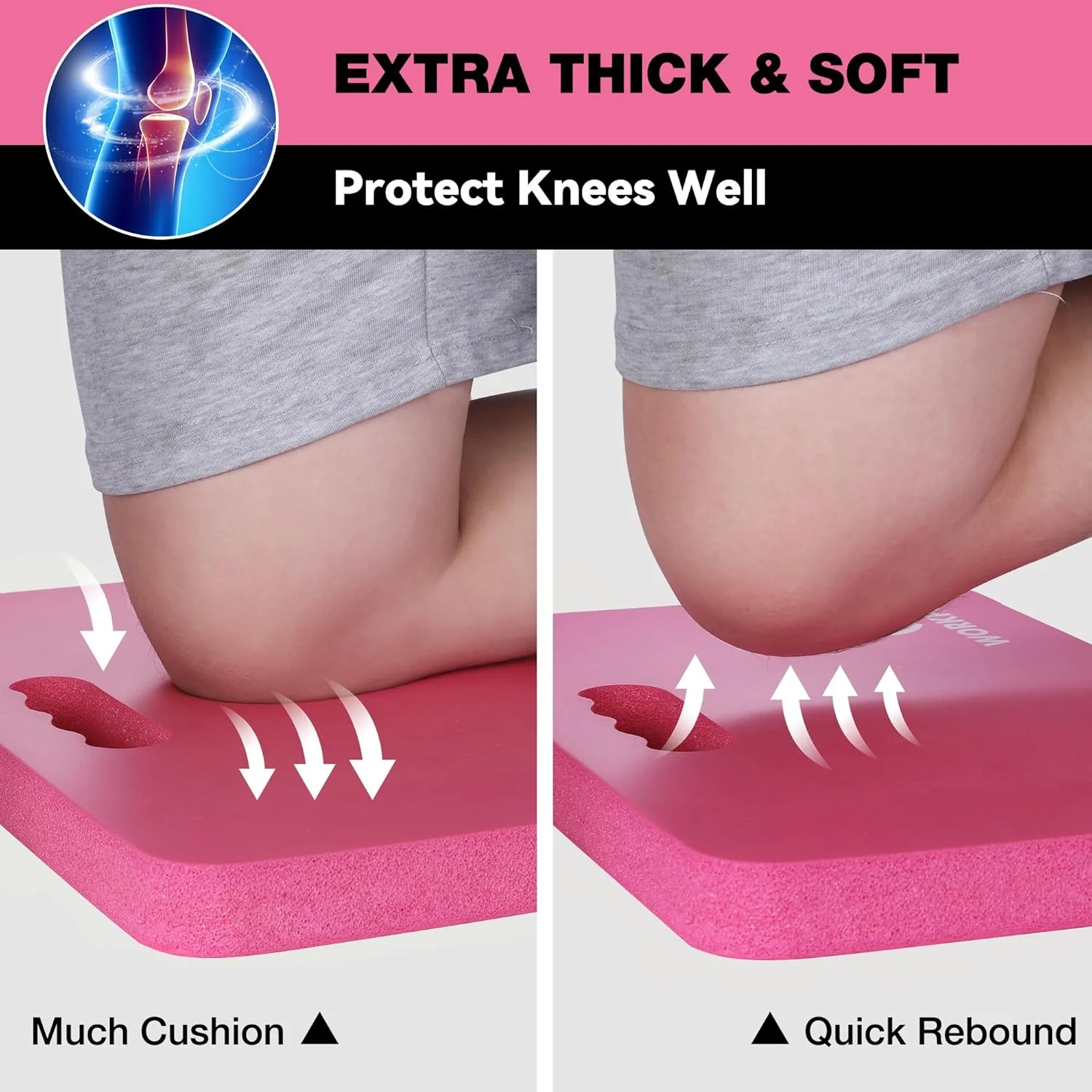 WORKPRO 2-Pack Extra Thick Kneeling Pad for Gardening, Bathing Baby & Workout Supplies - Image 22