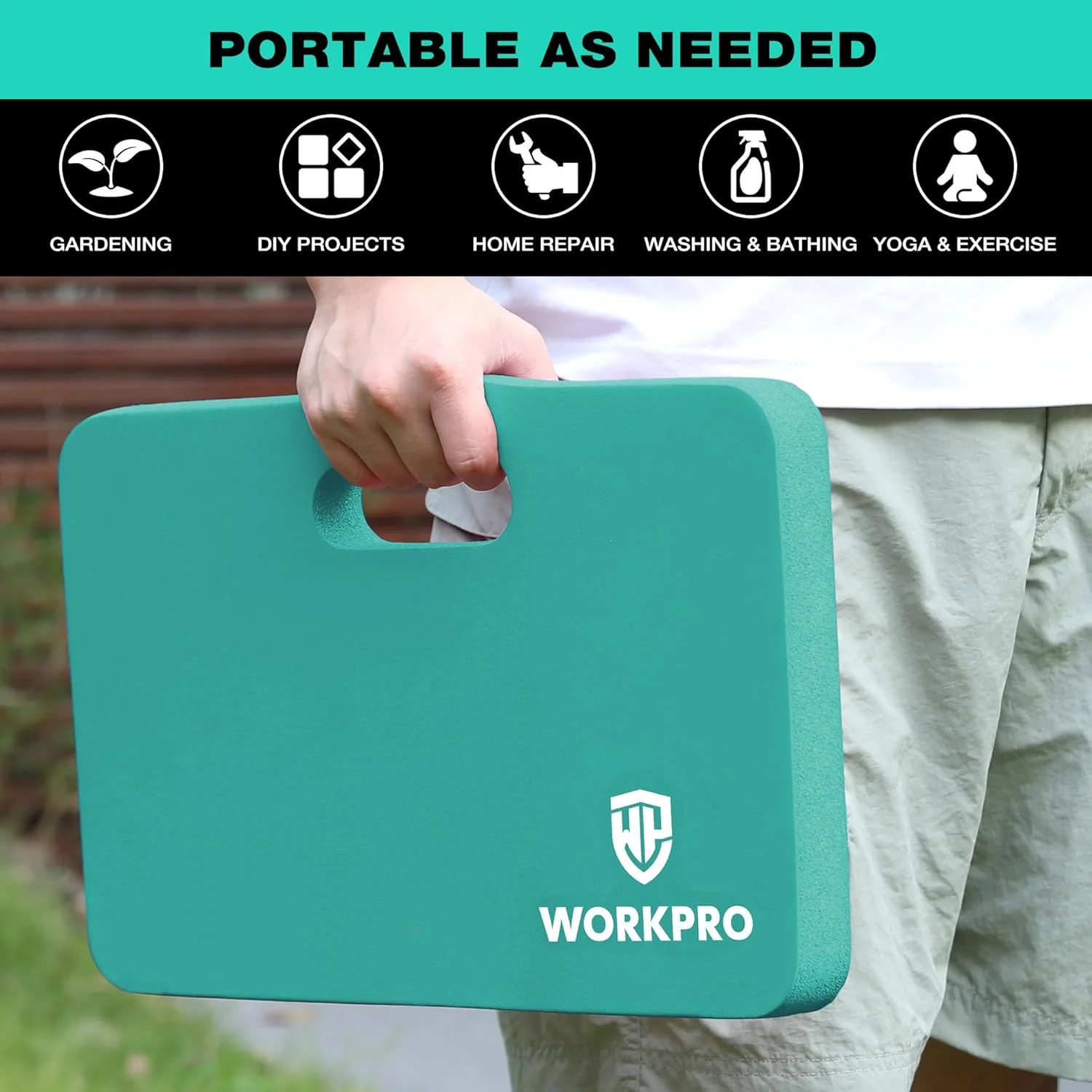 WORKPRO 2-Pack Extra Thick Kneeling Pad for Gardening, Bathing Baby & Workout Supplies - Image 31