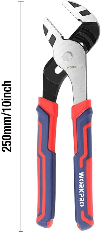 WORKPRO 10-Inch Groove Joint Pliers, Adjustable Water Pump Pliers - Image 2