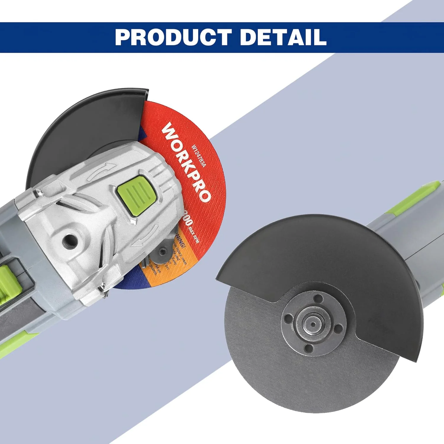 WORKPRO 10-Pack Cut-Off Wheels, 4-1/2 x 7/8-inch Metal&Stainless Steel Cutting Wheel, Thin Metal Cutting Disc for Angle Grinder - Image 3