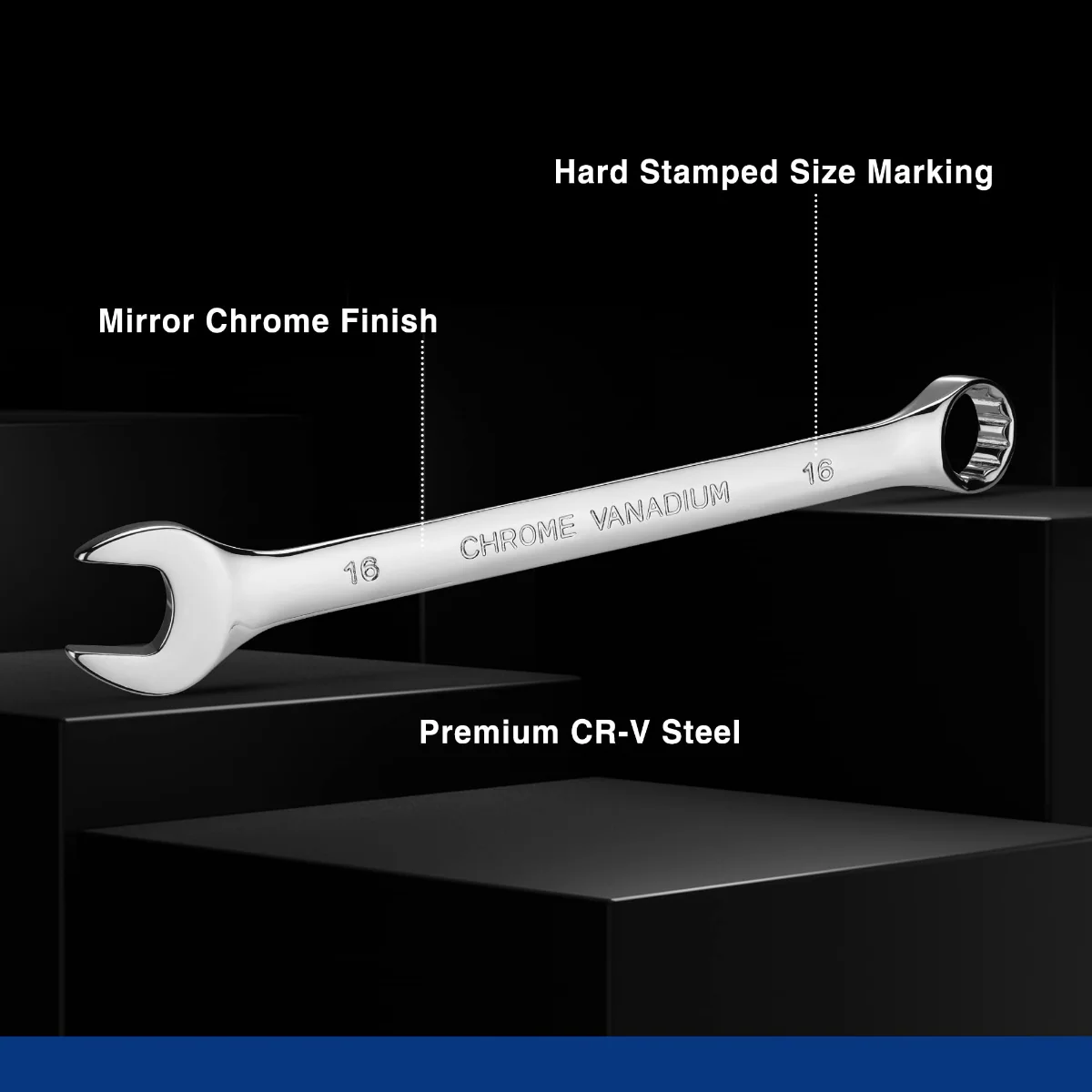 WORKPRO 12 Pcs Premium Cr-V Combination Wrench Set - Image 5