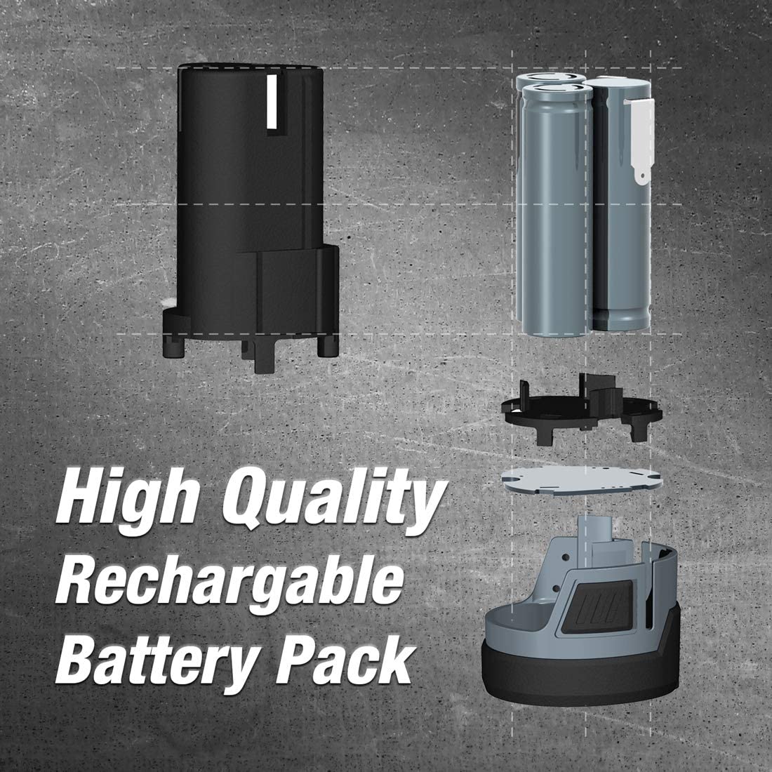 WORKPRO 12V 2.0Ah Lithium-ion Battery Pack - Image 6