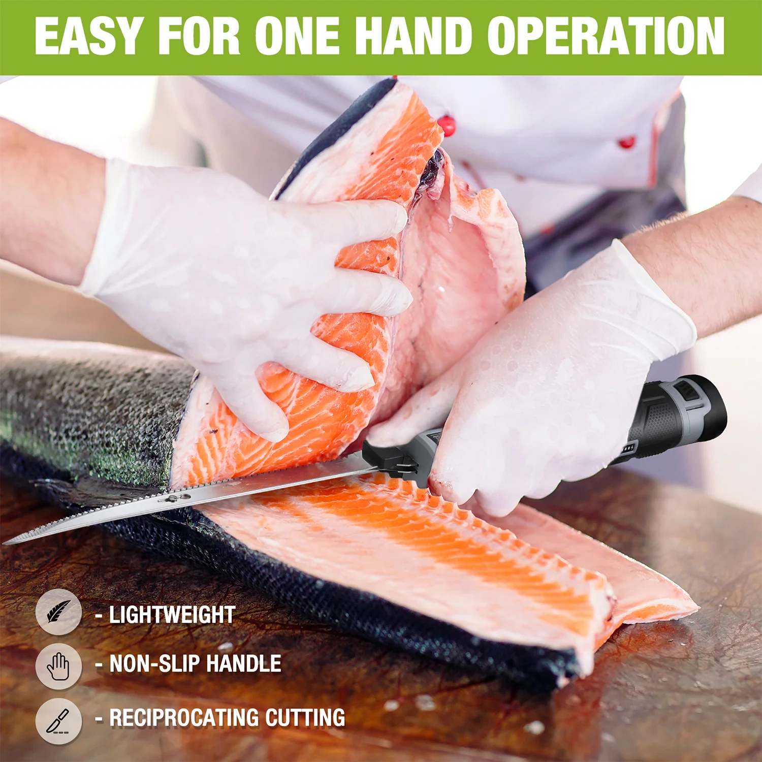 WORKPRO 12V Cordless Electric Fillet Knife - Image 5