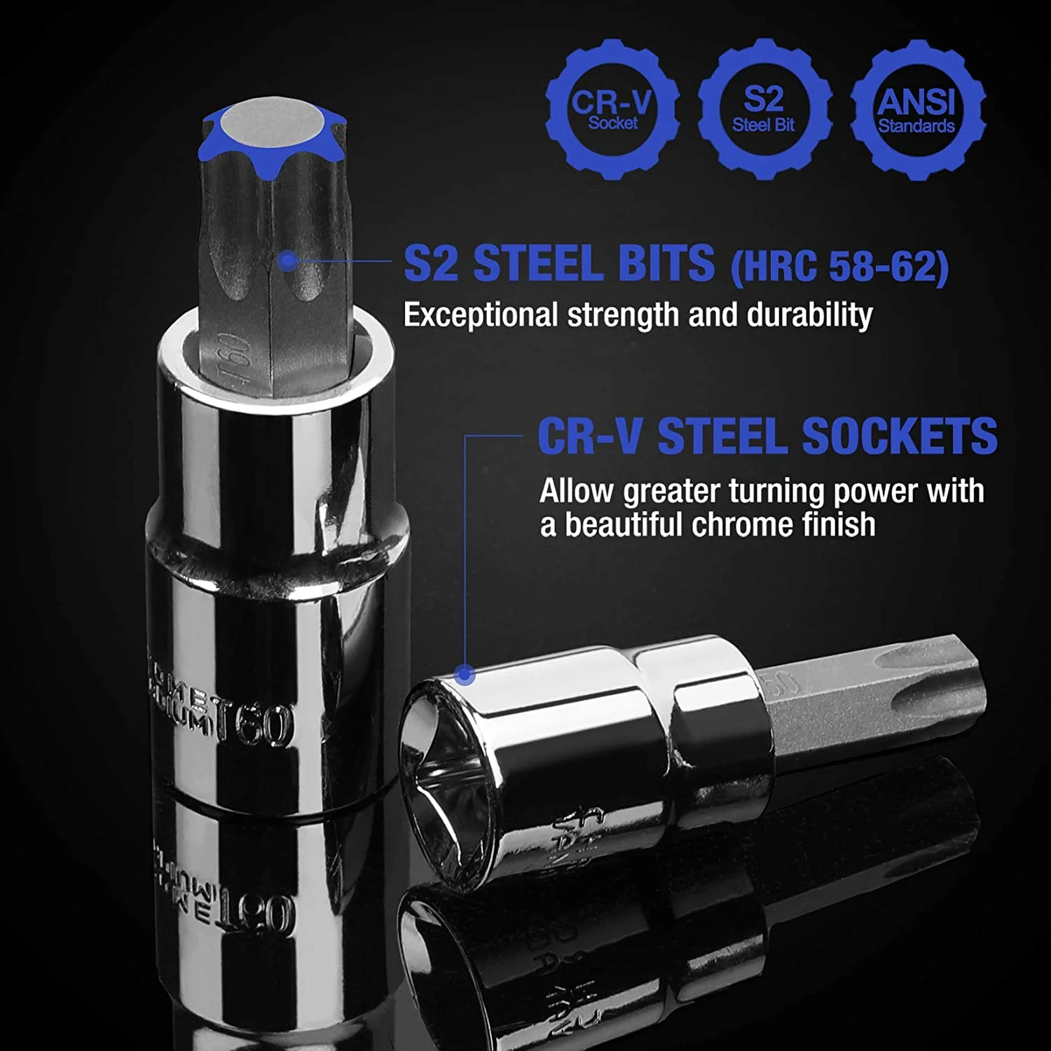 WORKPRO 13 pcs Torx Bit Socket Set (For Hand Use Only) - Image 3