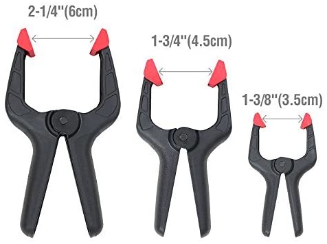 WORKPRO 16 Pcs Nylon Spring Clamp Set for Woodworking, Photography Studios and DIY Works - Image 3