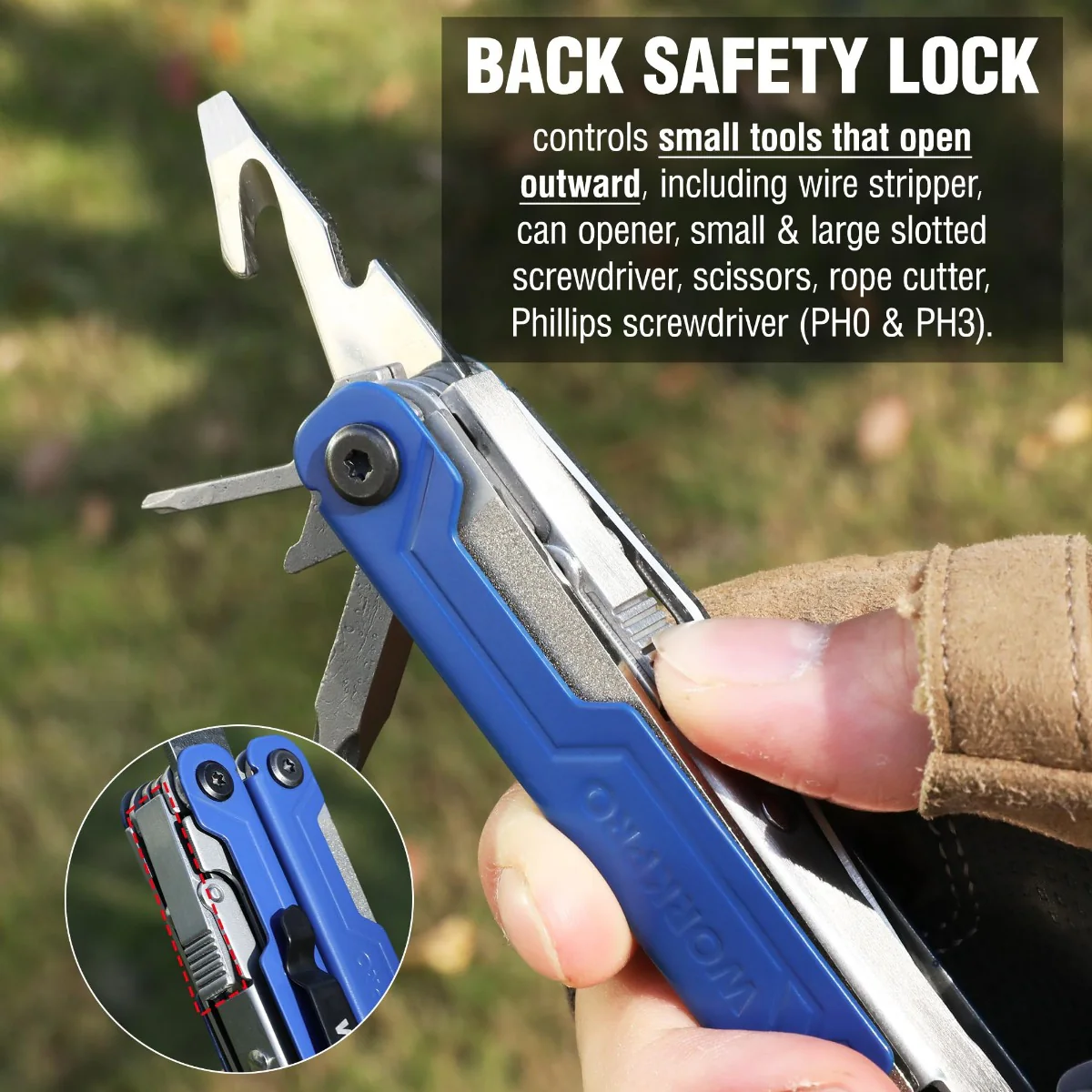 WORKPRO 18-in-1 Multi Tool Pliers - Image 10
