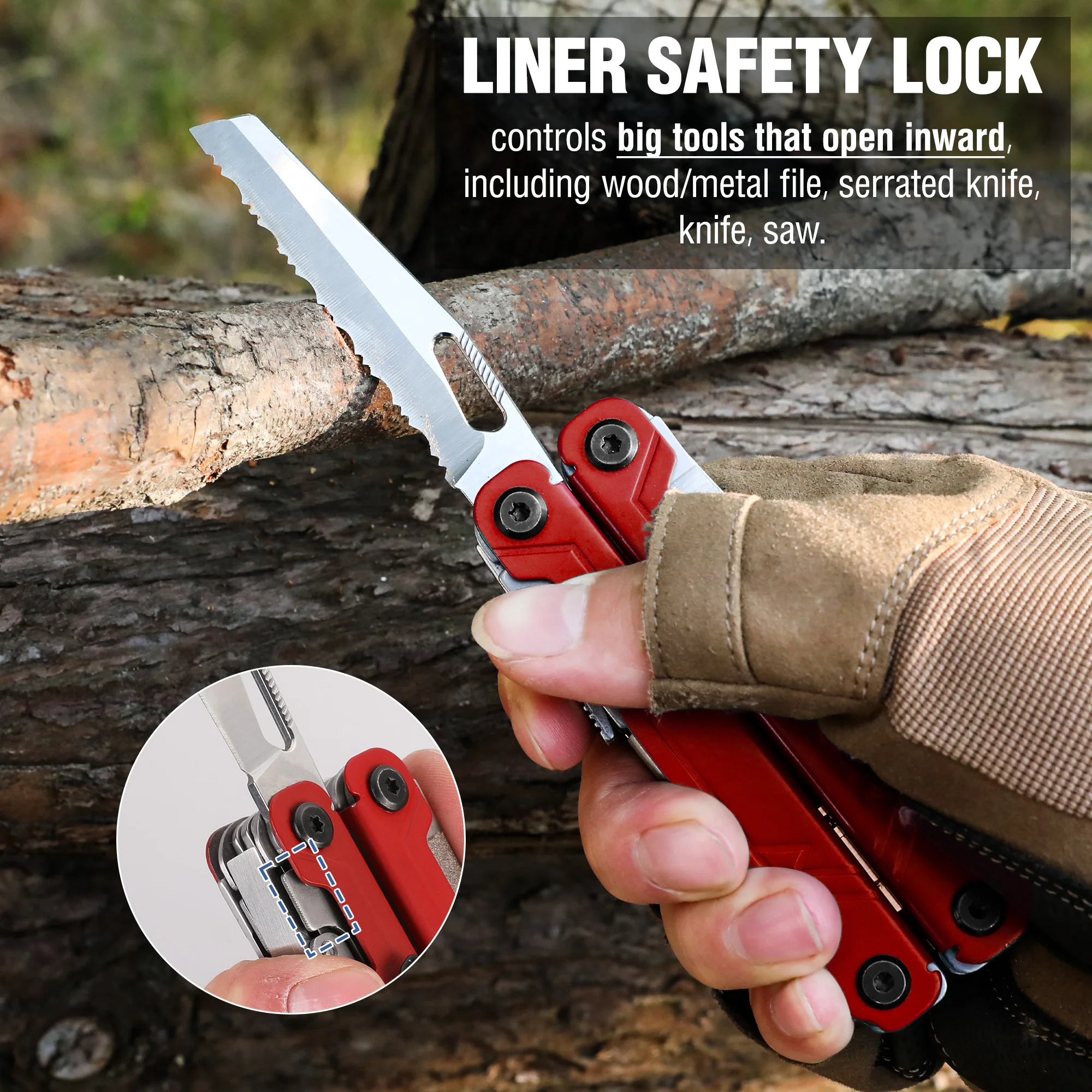 WORKPRO 18-in-1 Multi Tool Pliers - Image 3