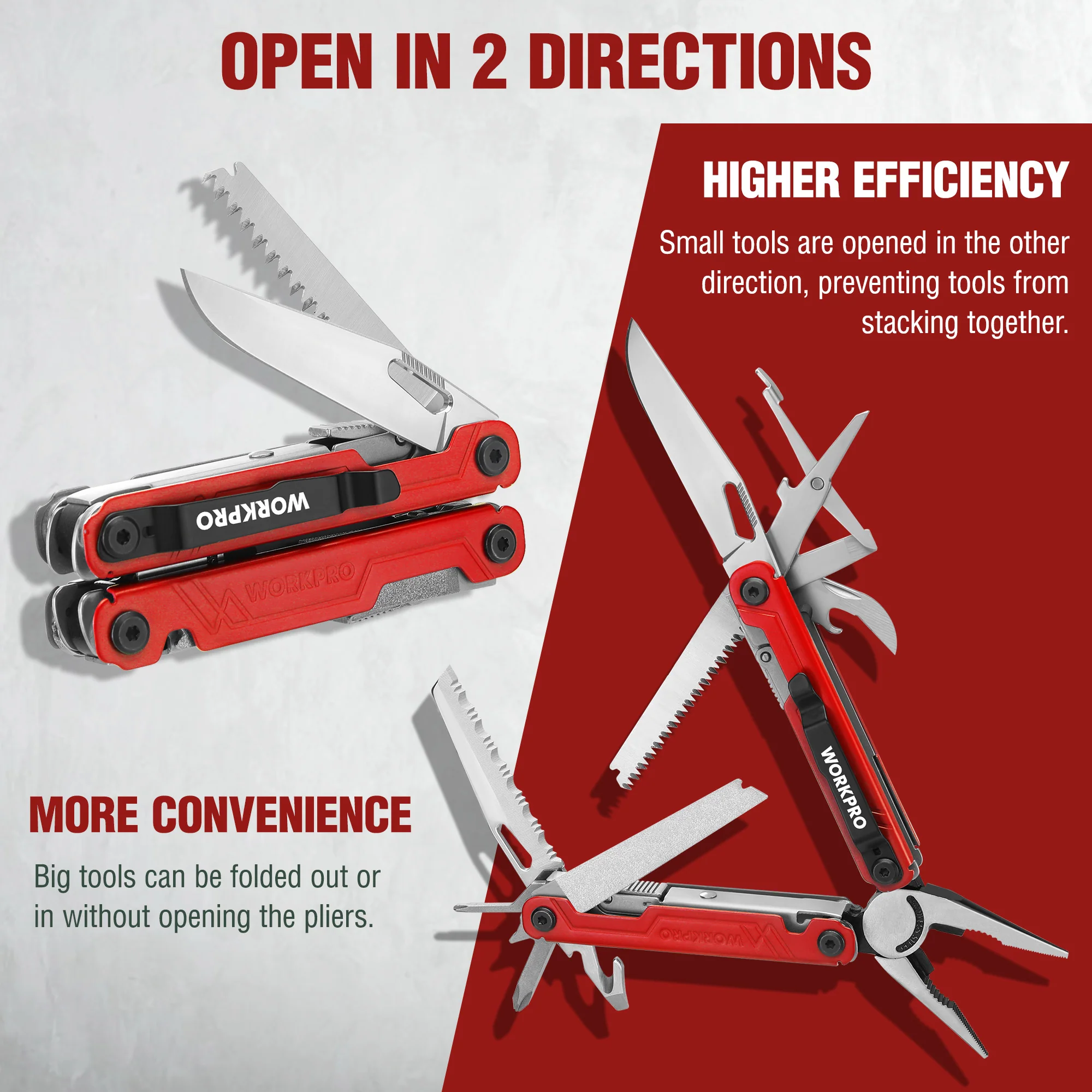 WORKPRO 18-in-1 Multi Tool Pliers - Image 5