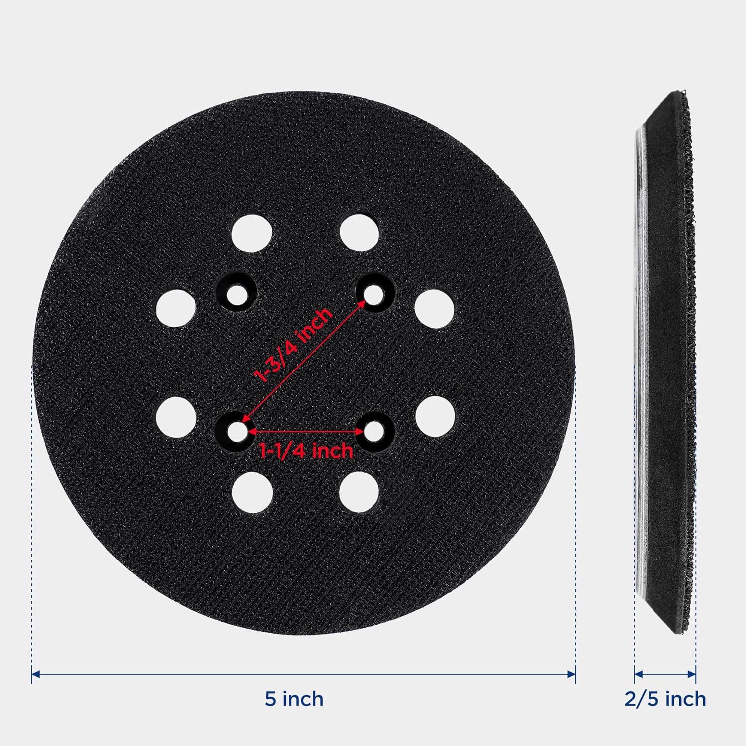 WORKPRO 1PCS Sanding Backing pad for 300W Random Orbit Sander - Image 4