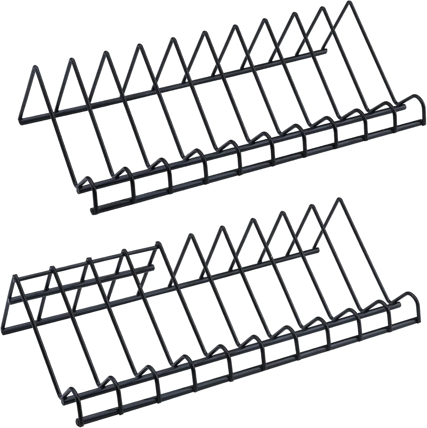 WORKPRO 2-Pack Plier Organizer Rack, 20 Slots Tool Drawer Organizer for Spring-Loaded, Regular and Wide-Handle Pliers, Metal Wire Construction, Black Coating, 11.2" x 5.5" x 2.6" (Pliers Not Included) - Image 8