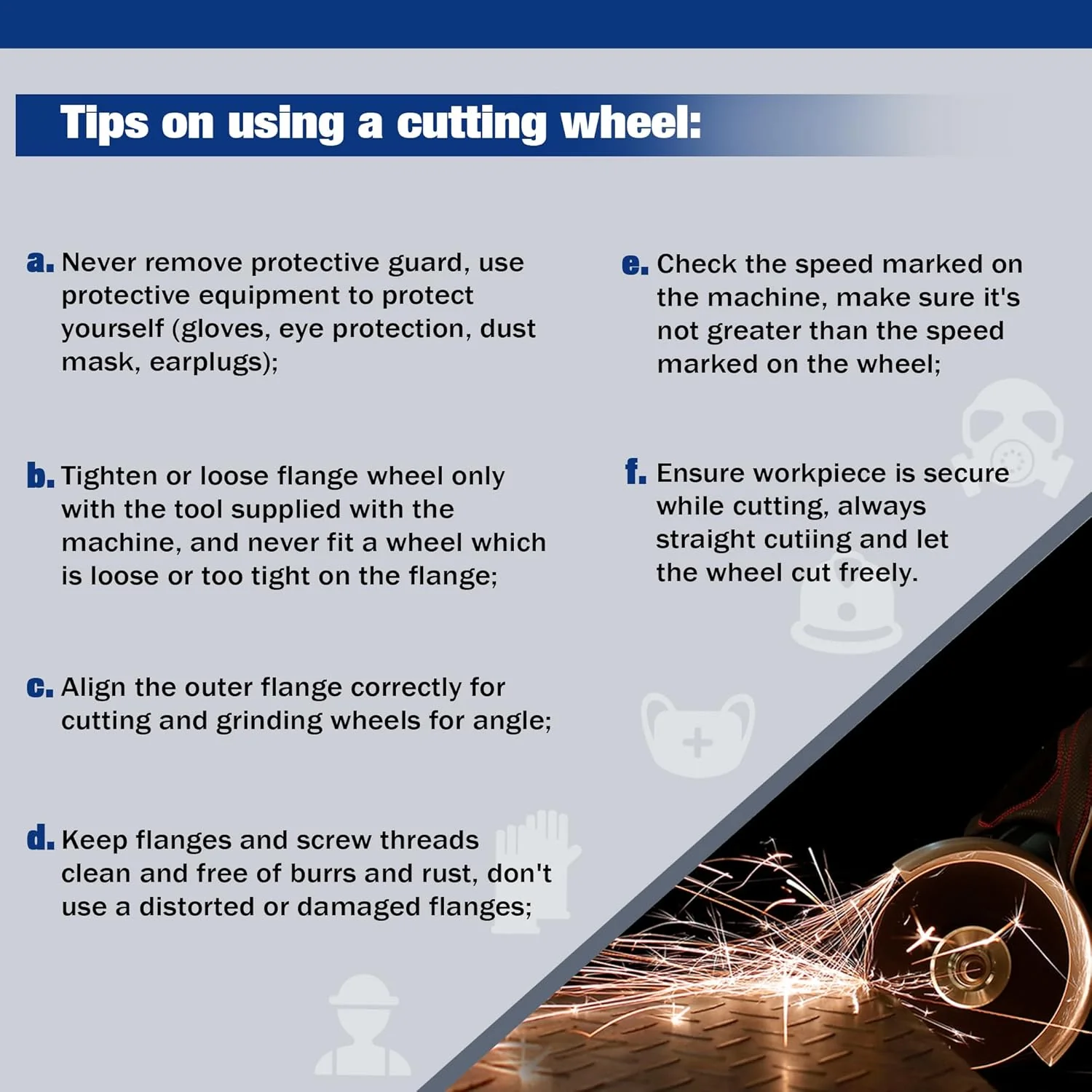 WORKPRO 20-Pack Cut-Off Wheels, 3 X 3/8-inch Metal&Stainless Steel Cutting Wheel, Thin Metal Cutting Disc for Angle Grinder - Image 6