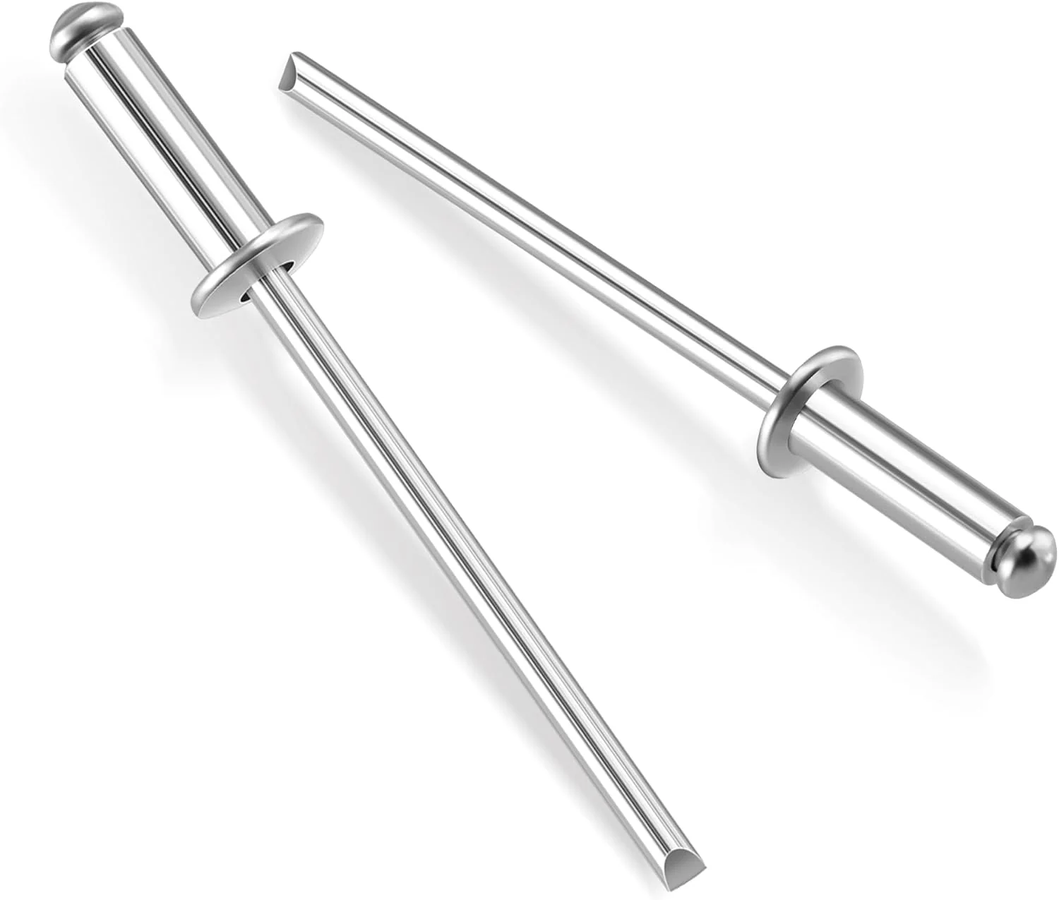 WORKPRO 200Pcs Aluminum Blind Rivets, 1/8" x 3/8" Pop Rivets Assortment, Aluminum Grip and Steel Mandrel, for Metal, Marine Boat, Automotive, Railway, and Duct Work- Pack of 200, Silver - Image 8