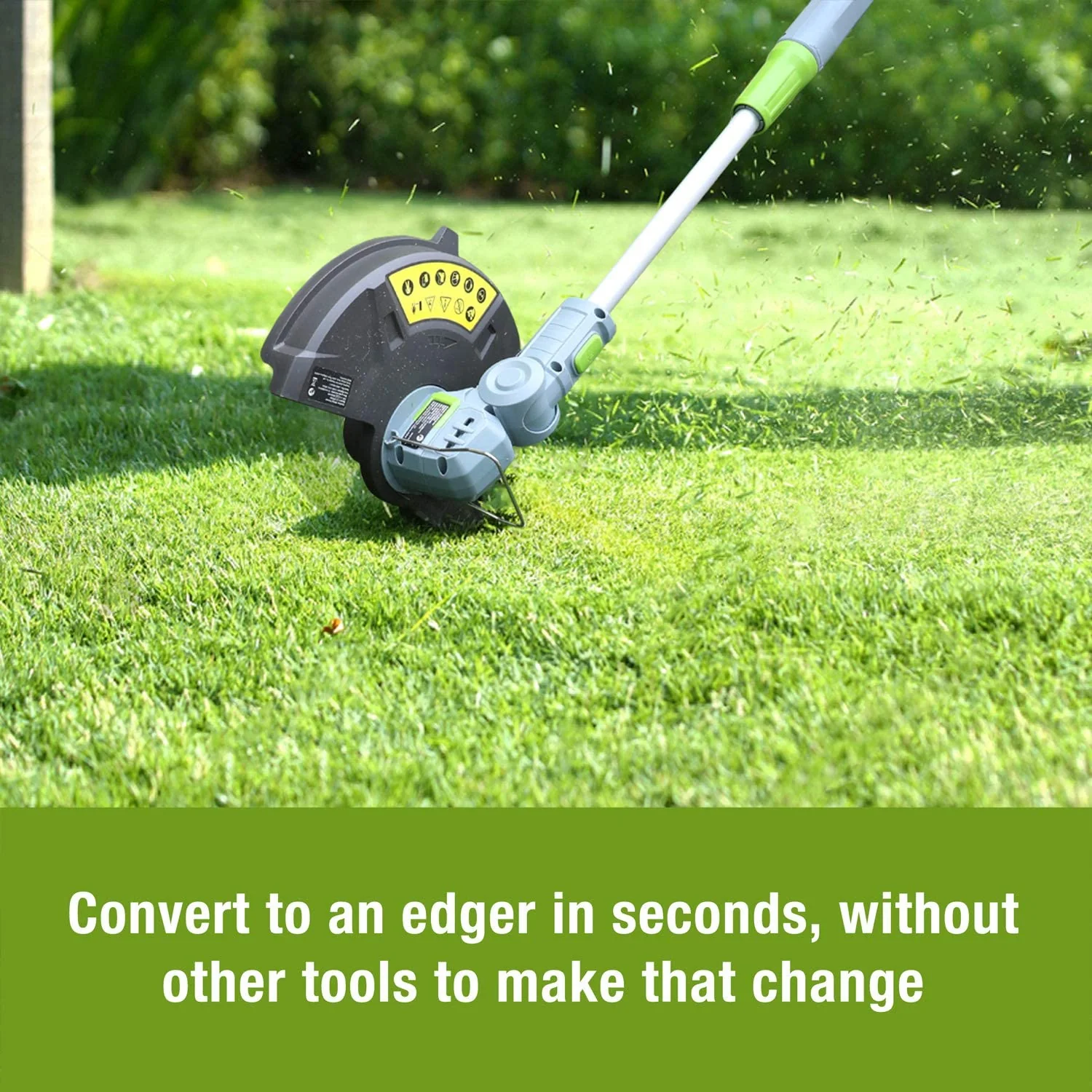 WORKPRO 20V Cordless String Trimmer / Edger 12-inch with 2Ah Lithium-Ion Battery 1 Hour Quick Charger 16.4ft Trimmer Line Included - Image 9