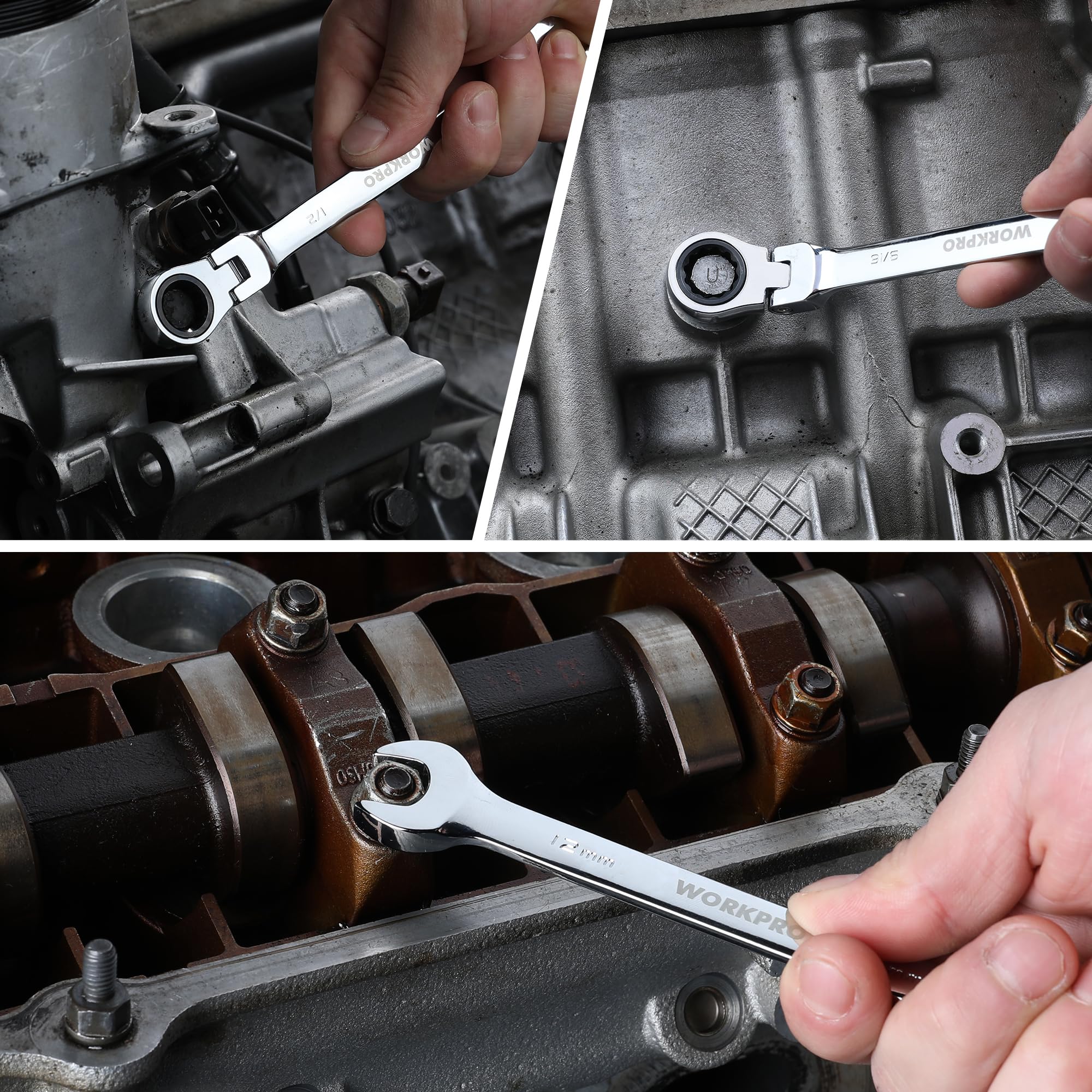WORKPRO 22-Piece Ratcheting Combination Wrench Set - Image 13