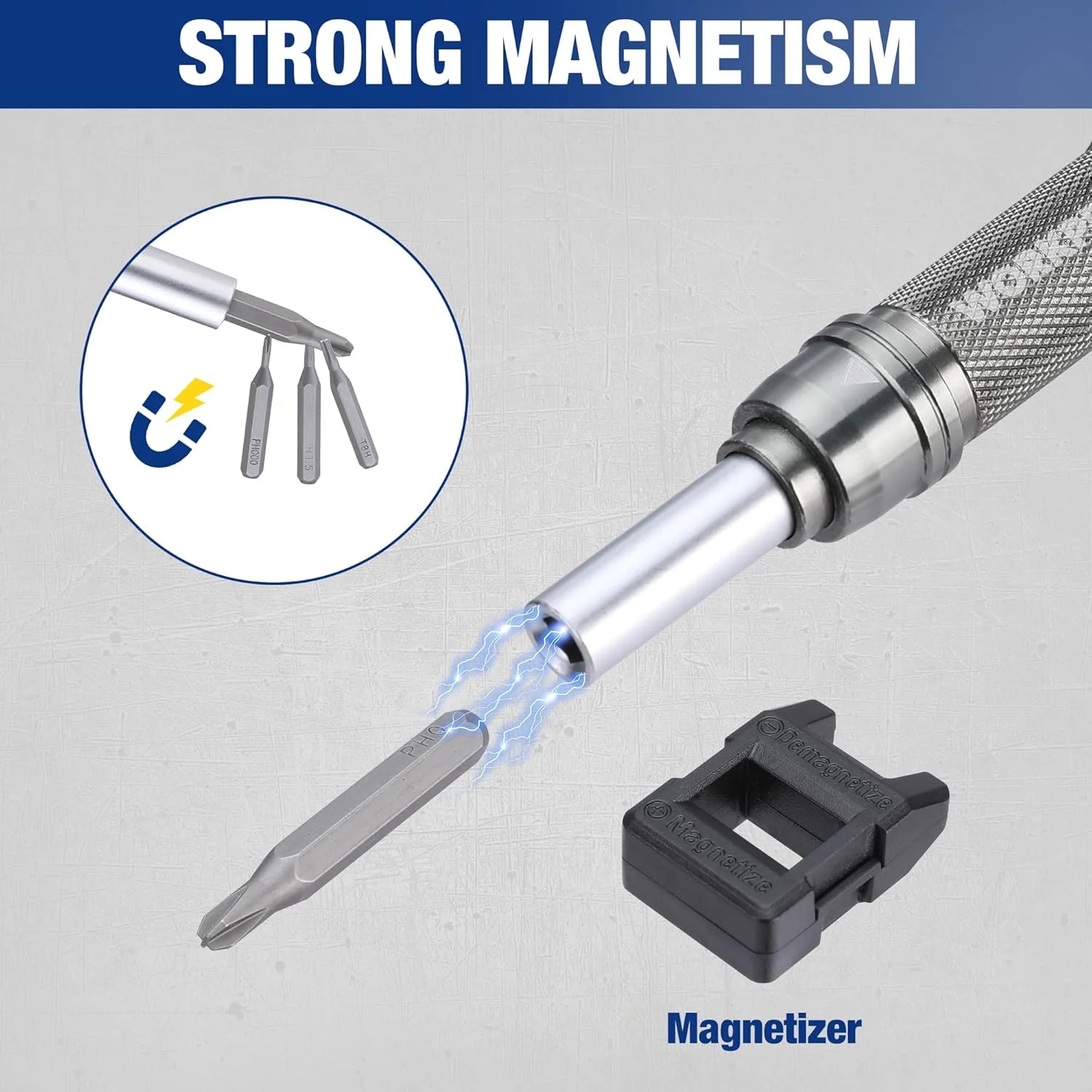 WORKPRO 24 in 1 Small Screwdriver Set with Extendable Pole - Image 3