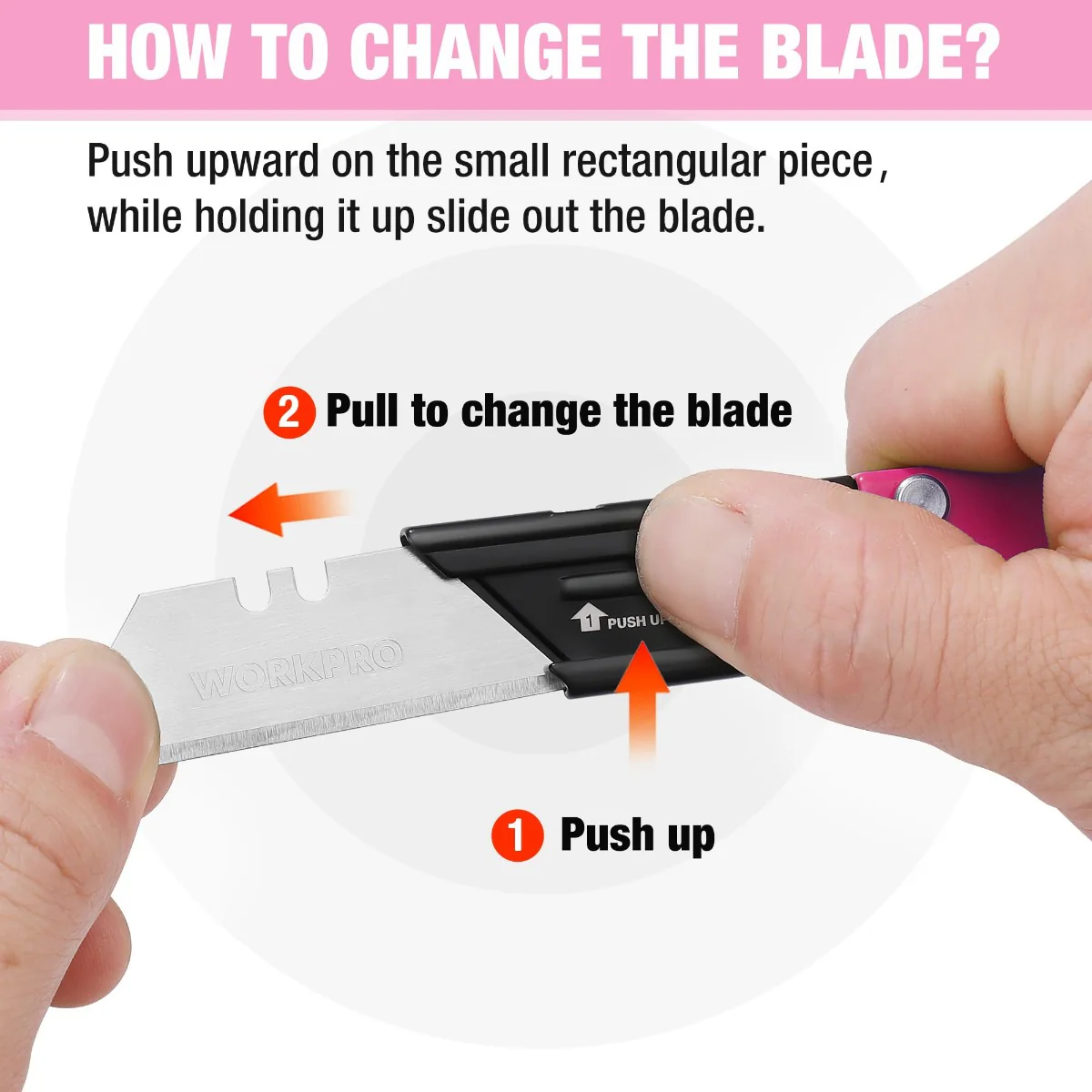 WORKPRO 2PC EDC Folding Utility Knife - Image 20