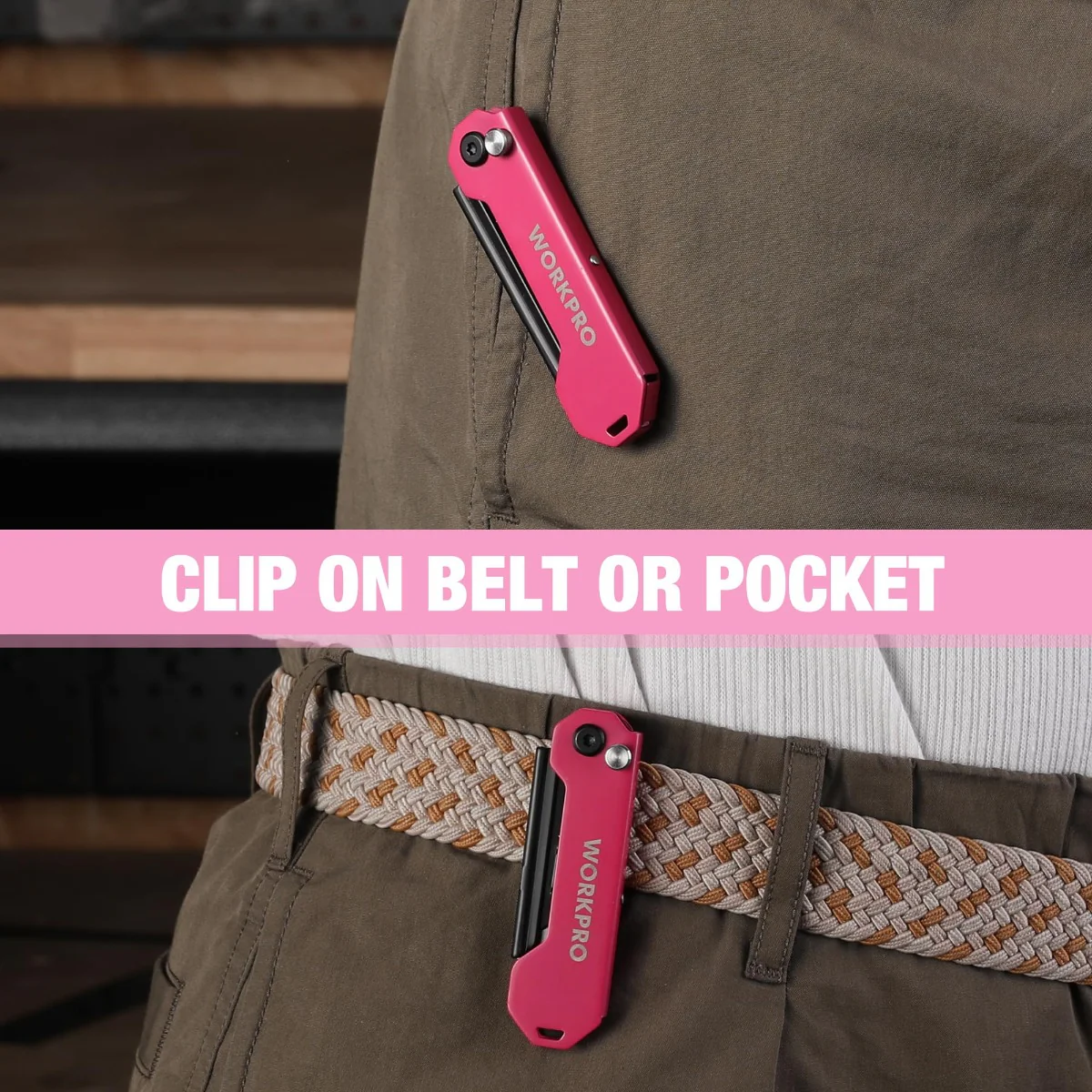 WORKPRO 2PC EDC Folding Utility Knife - Image 22