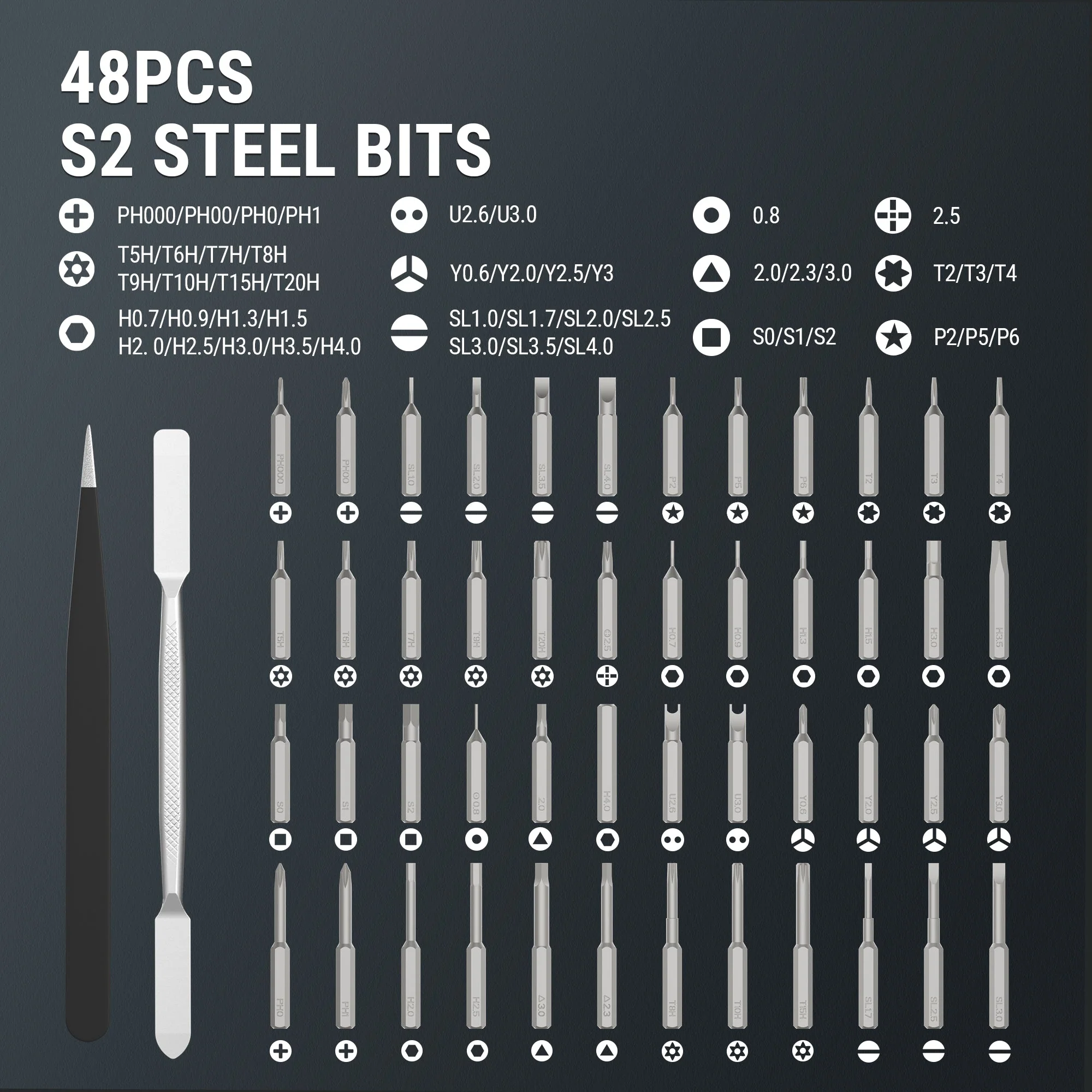 WORKPRO 3.7V 52-in-1 Electric Precision Screwdriver Kit - Image 2