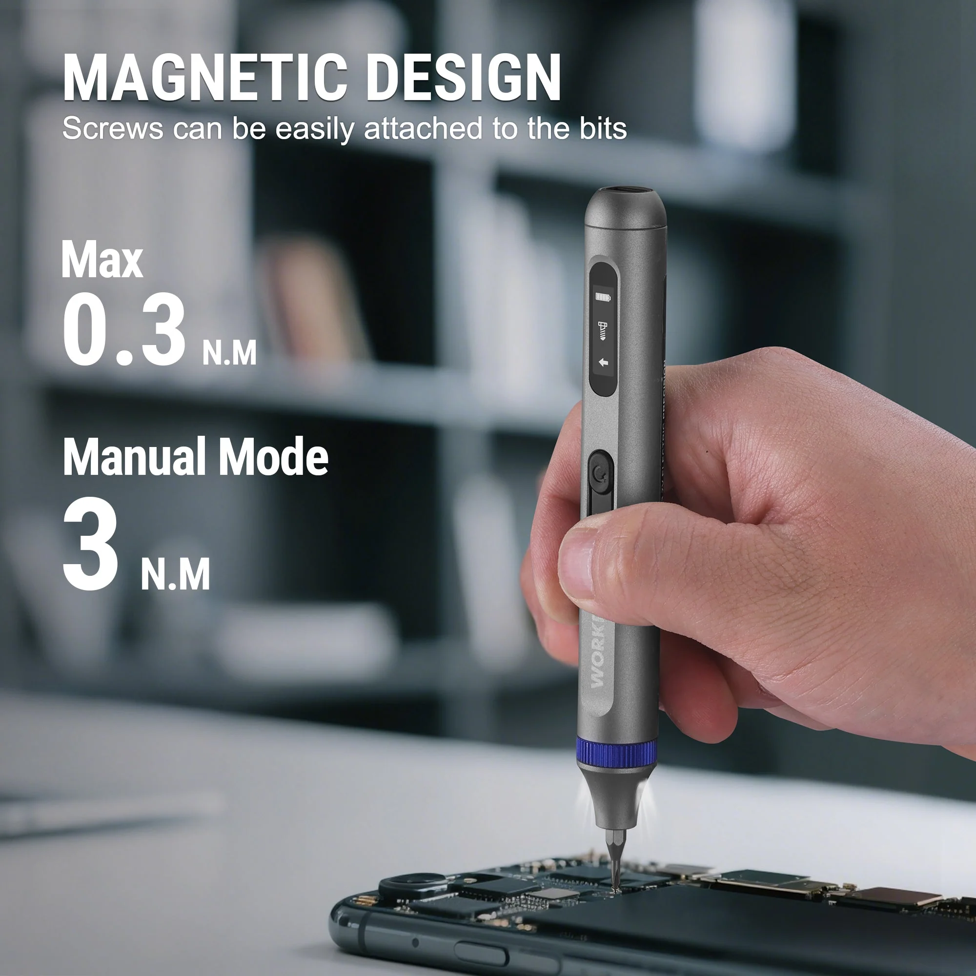 WORKPRO 3.7V 52-in-1 Electric Precision Screwdriver Kit - Image 5