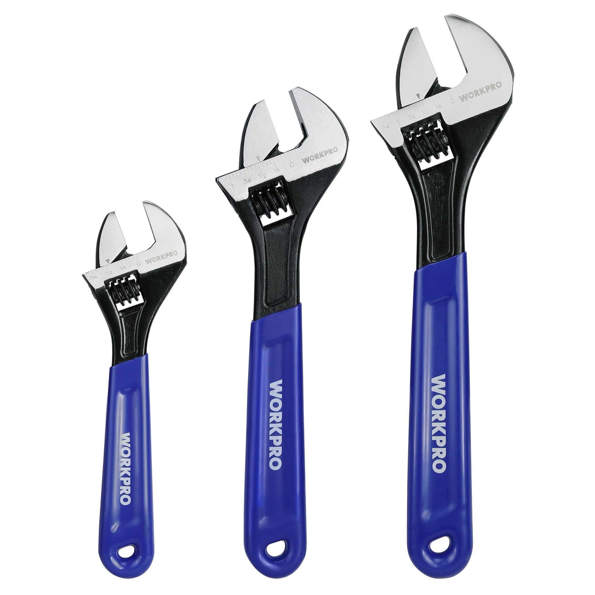 WORKPRO 3-Piece Adjustable Wrench Set - Image 5