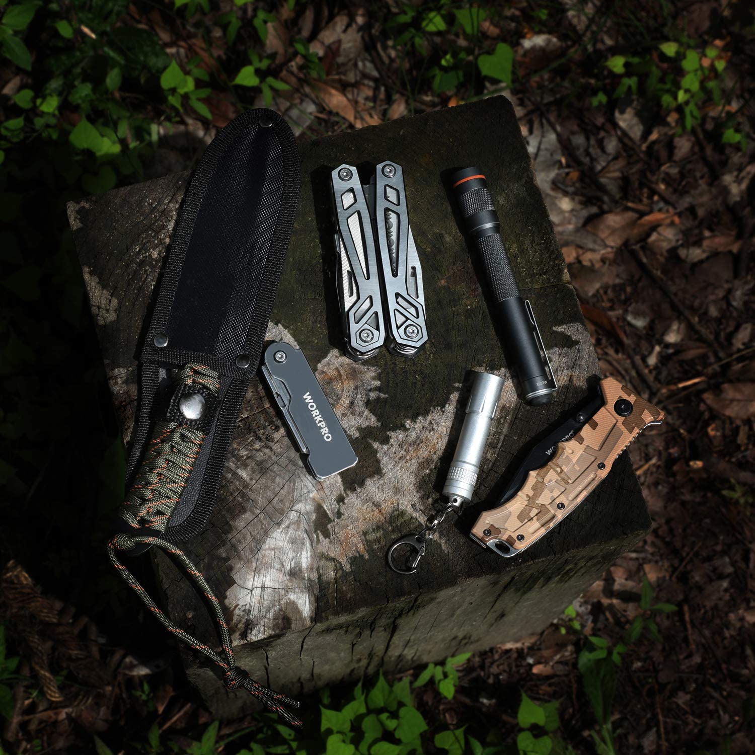 WORKPRO 3 Pcs Quick Change Folding Pocket Utility Knife Set with Belt Clip - Image 6