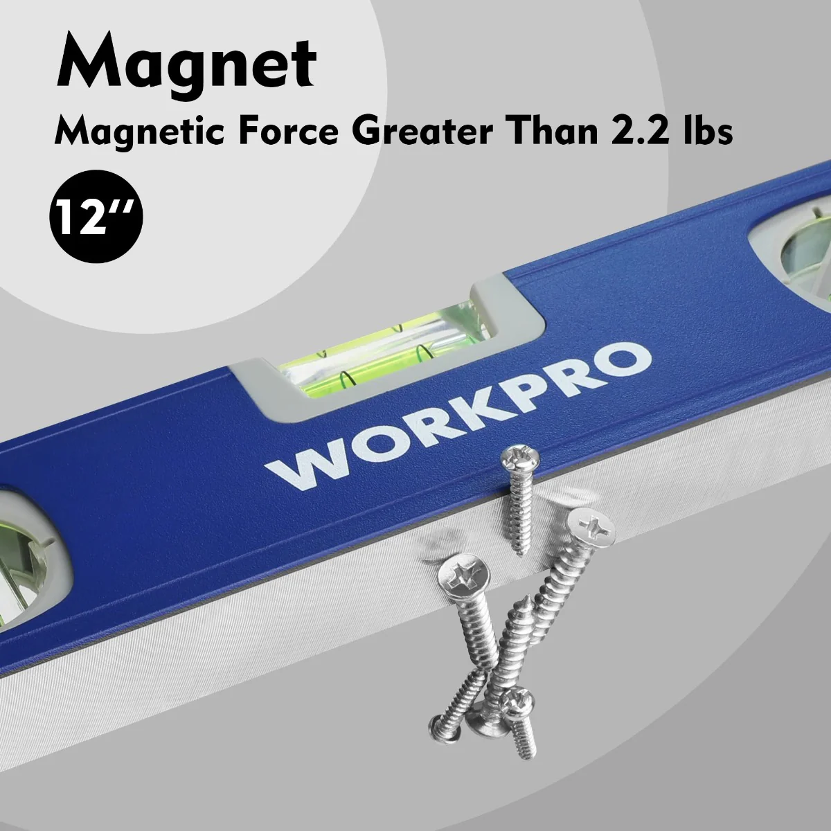 WORKPRO 3-Piece Spirit Level Set (12", 20", 40") - Image 3