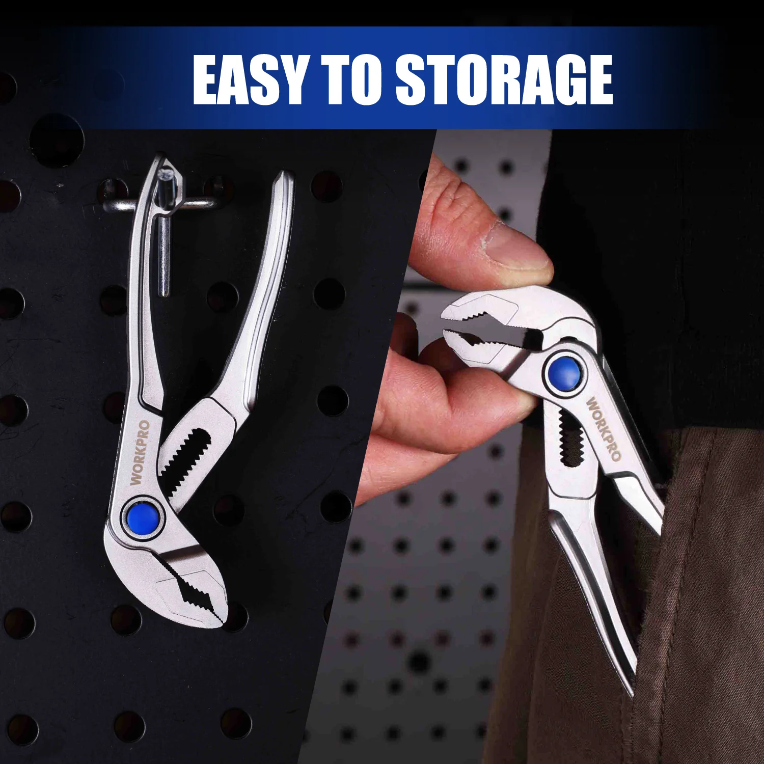 WORKPRO 4-Inch Mini Water Pump Plier - Image 8