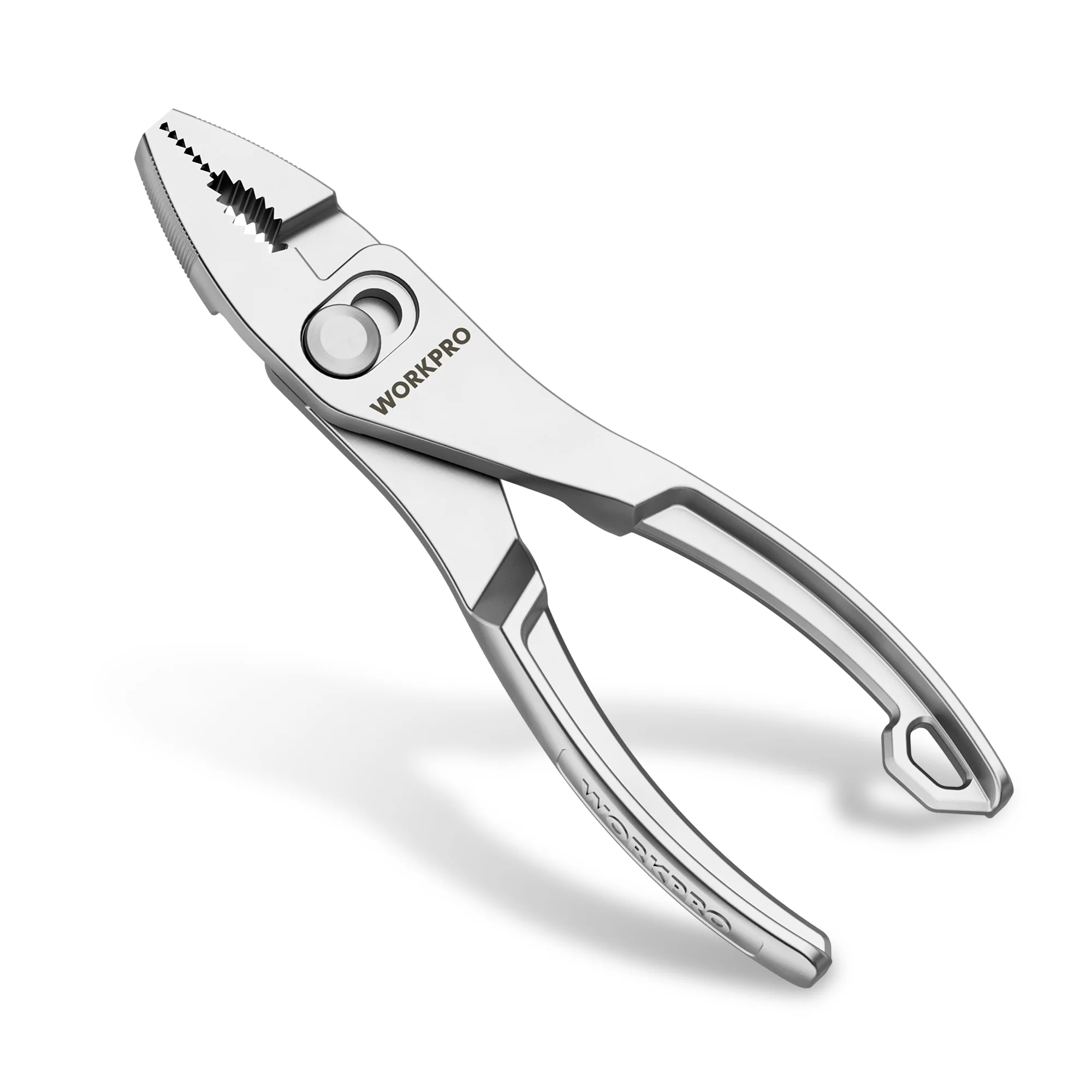 WORKPRO 4-Inch Slip Joint Pliers, Adjustable Two-Position Jaw, Anti-Rust Coating, Compact Pocket Size for Tight Spaces