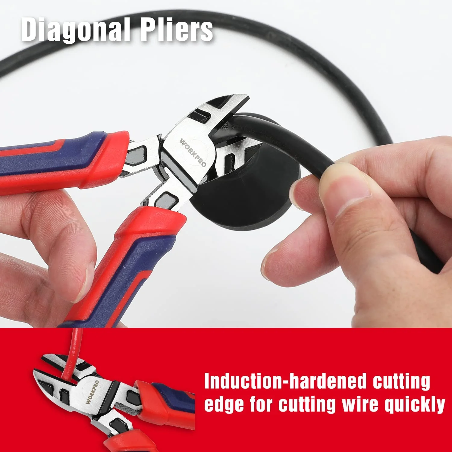 WORKPRO 4 Pcs Premium CR-V Construction Pliers Tool Sets - Image 6