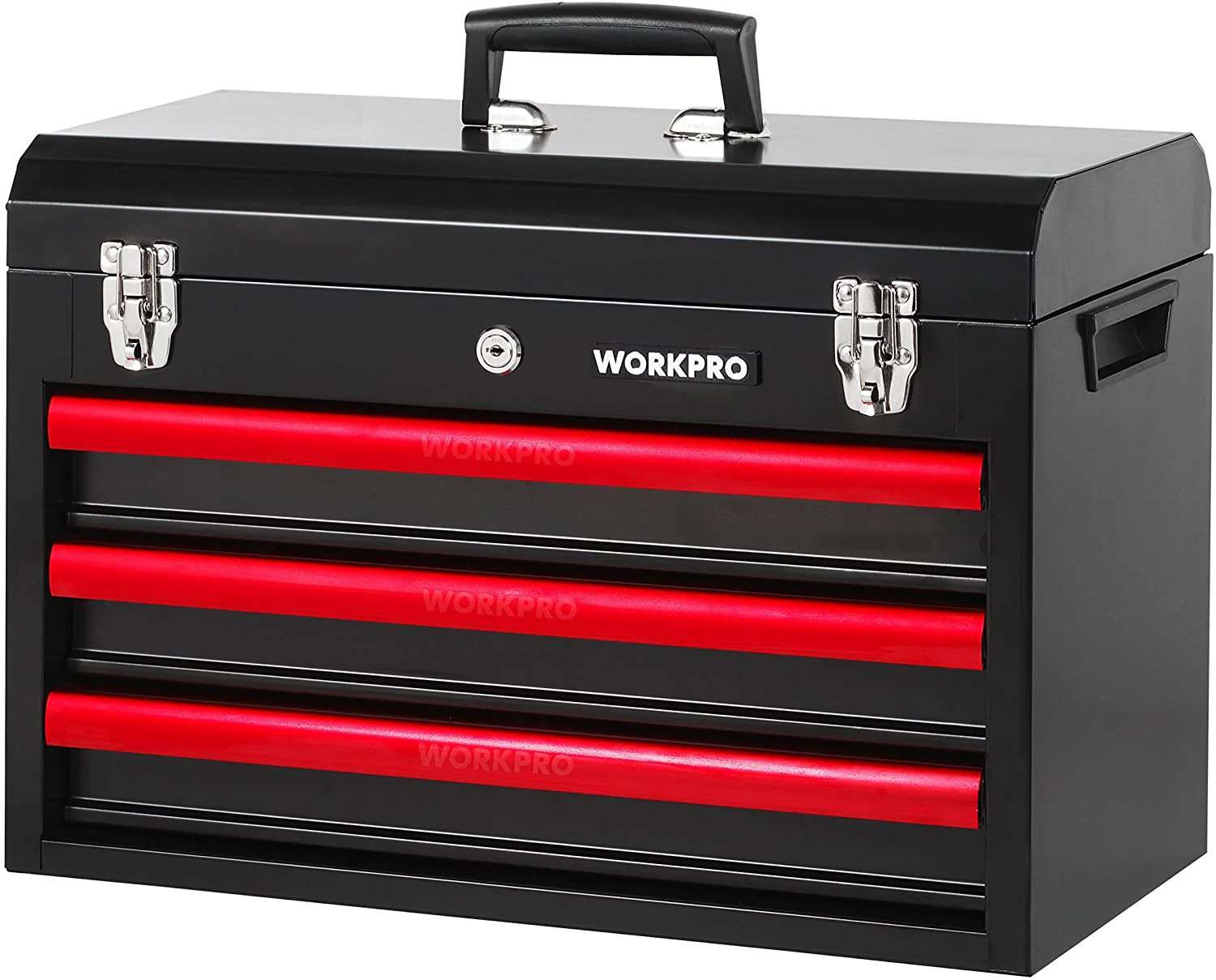 WORKPRO 408 Pcs Mechanics Tool Set with 3-Drawer Heavy Duty Metal Box - Image 9