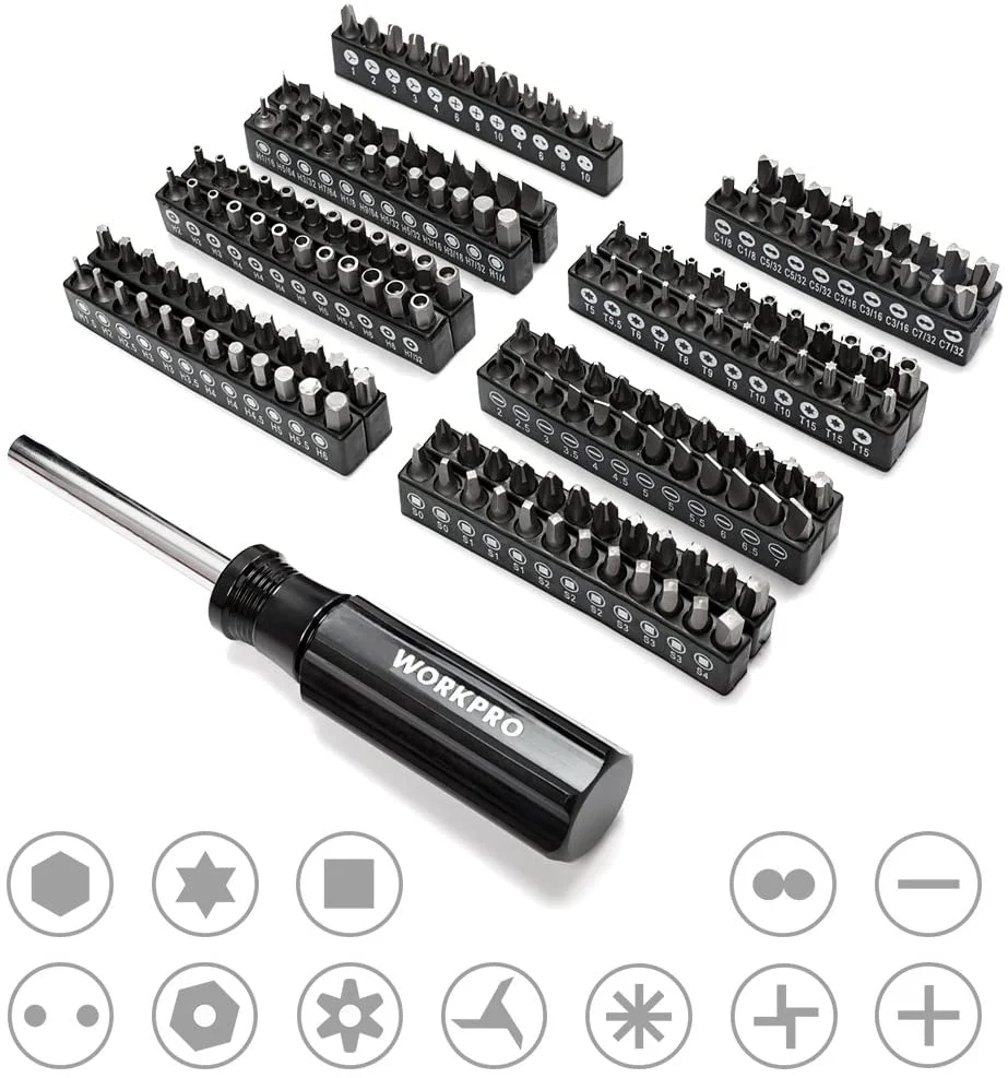 WORKPRO 450 Pcs Universal Professional Mechanics Tool Set with Heavy Duty Case Box - Image 4