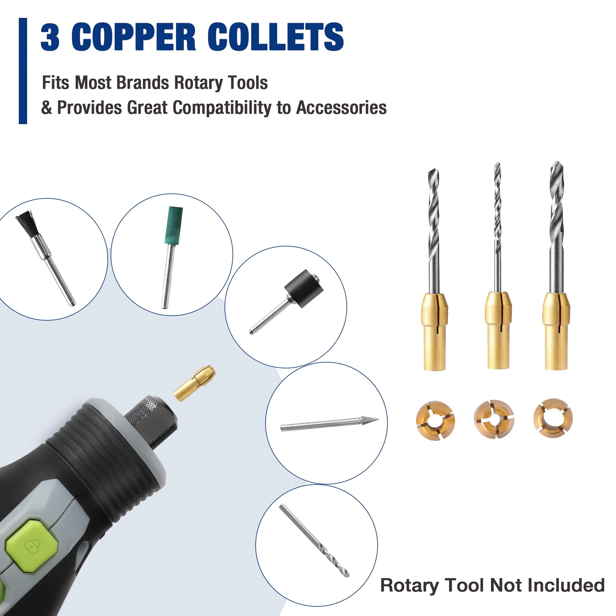 WORKPRO 476PCS Rotary Tool Accessories Kit - Image 5