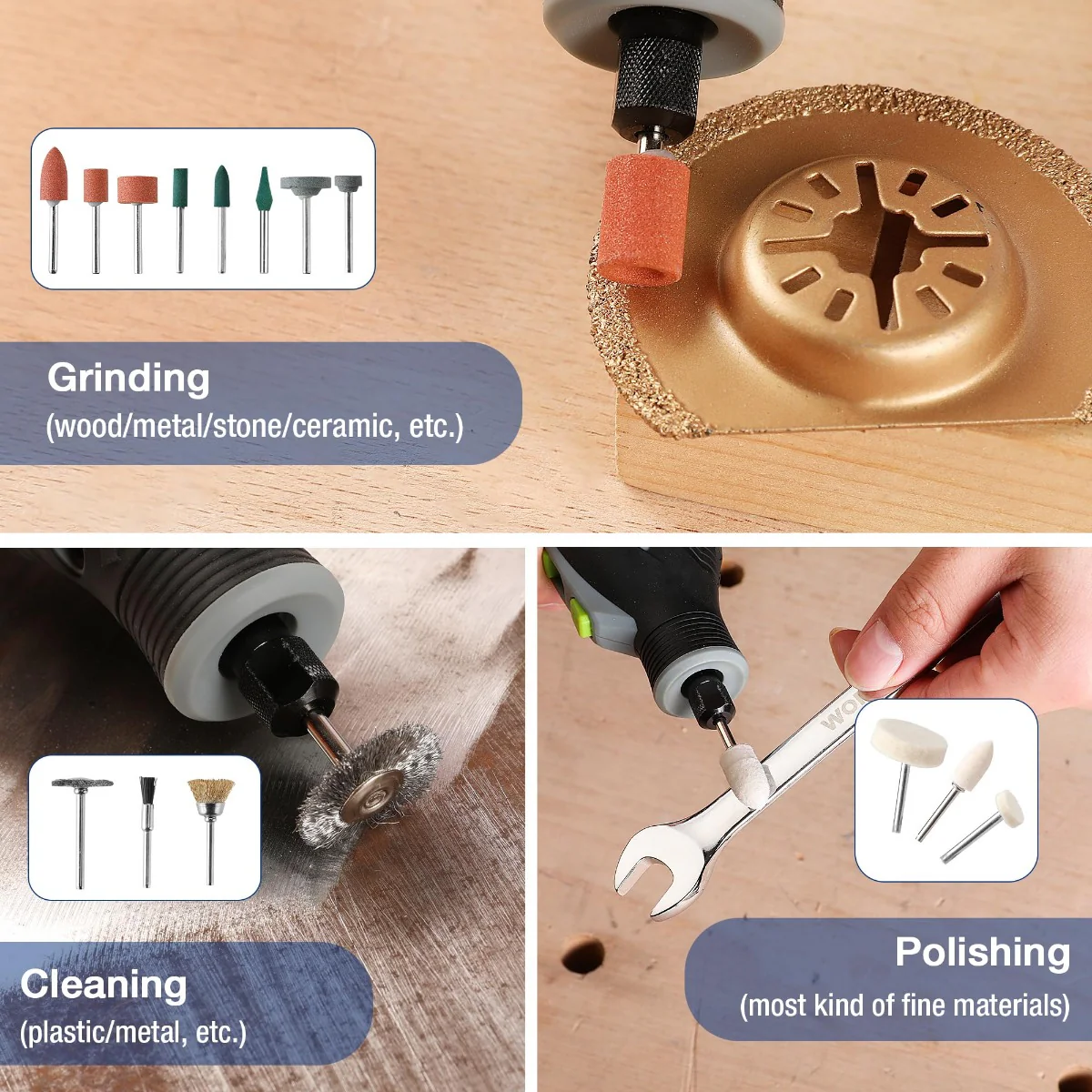 WORKPRO 476PCS Rotary Tool Accessories Kit - Image 7