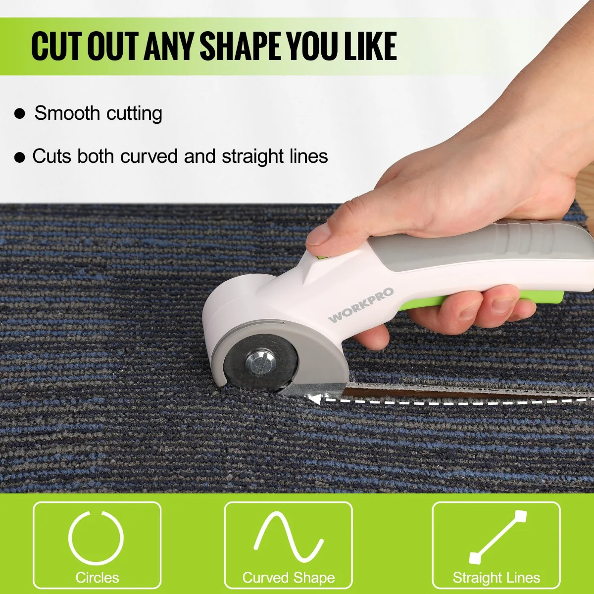 WORKPRO 4V Cordless Rechargeable Electric Scissors - Image 6