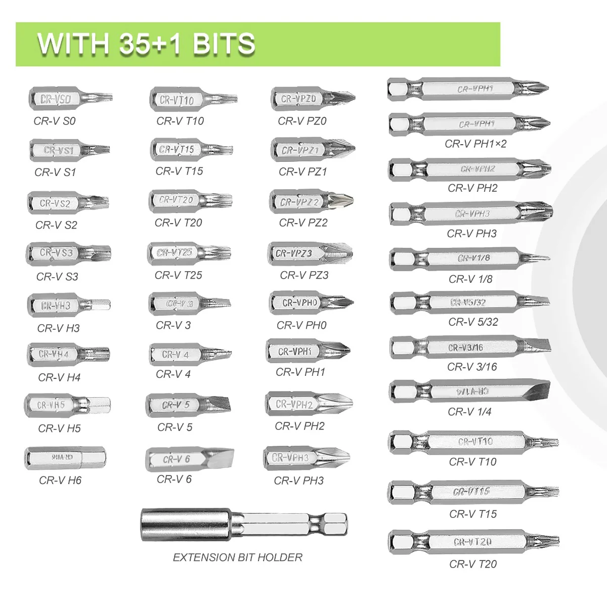WORKPRO 4V Electric Screwdriver, Rechargeable Cordless Screwdriver Set with LED Light - Image 6