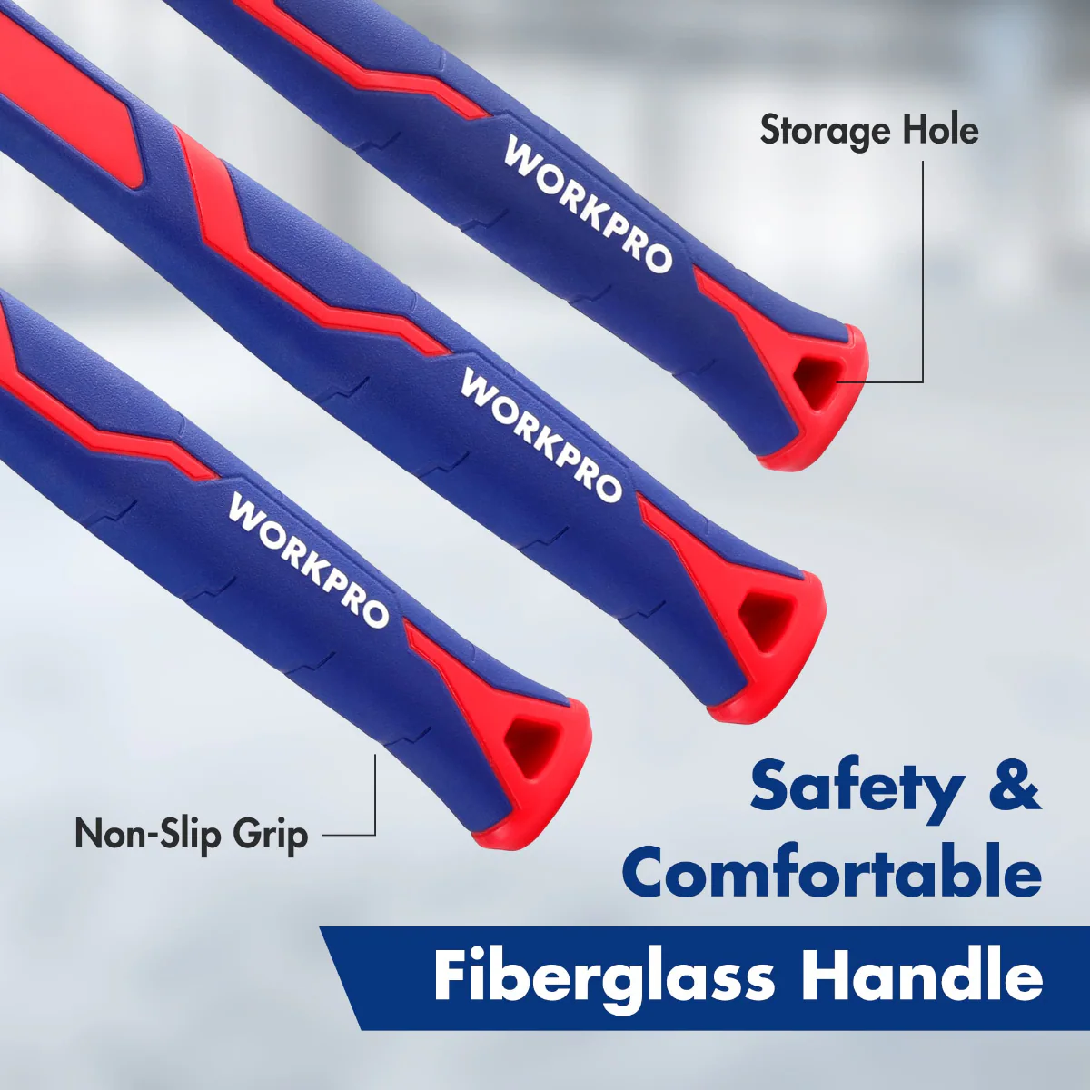 WORKPRO 5 Pcs Hammer Set - Image 3