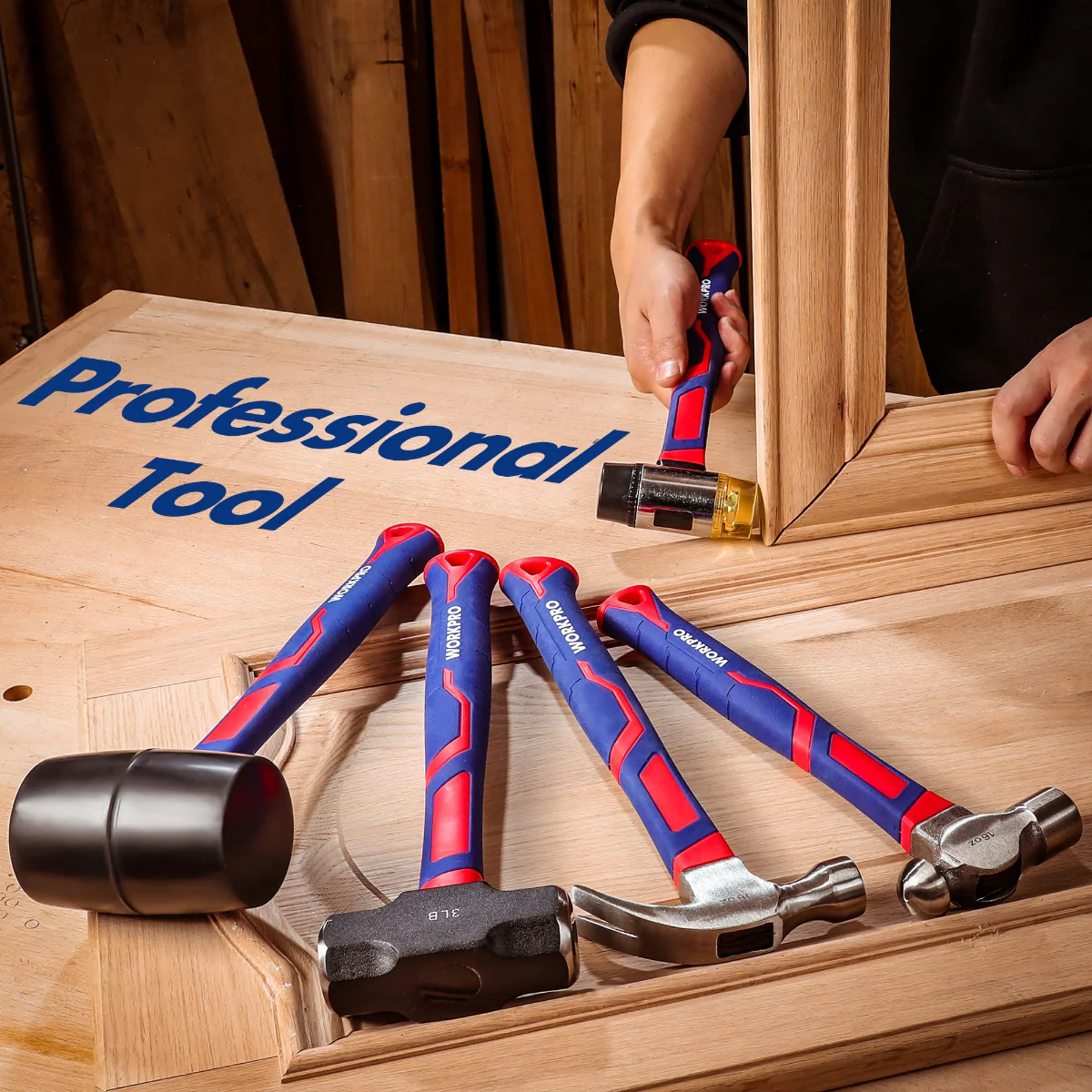 WORKPRO 5 Pcs Hammer Set - Image 7