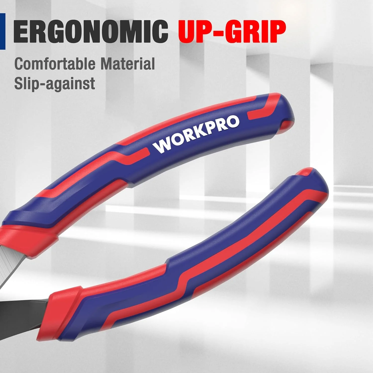 WORKPRO 6” Slip Joint Pliers Tool, Large Soft Grip,Rust Prevention Finish, 3-Zone Serrated Jaw Forged from High Carbon Steel for Maximum Grip - Image 5
