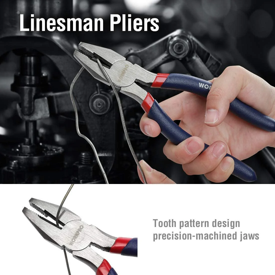 WORKPRO 7 Pcs Multifunction Pliers Set for DIY & Home Use - Image 5