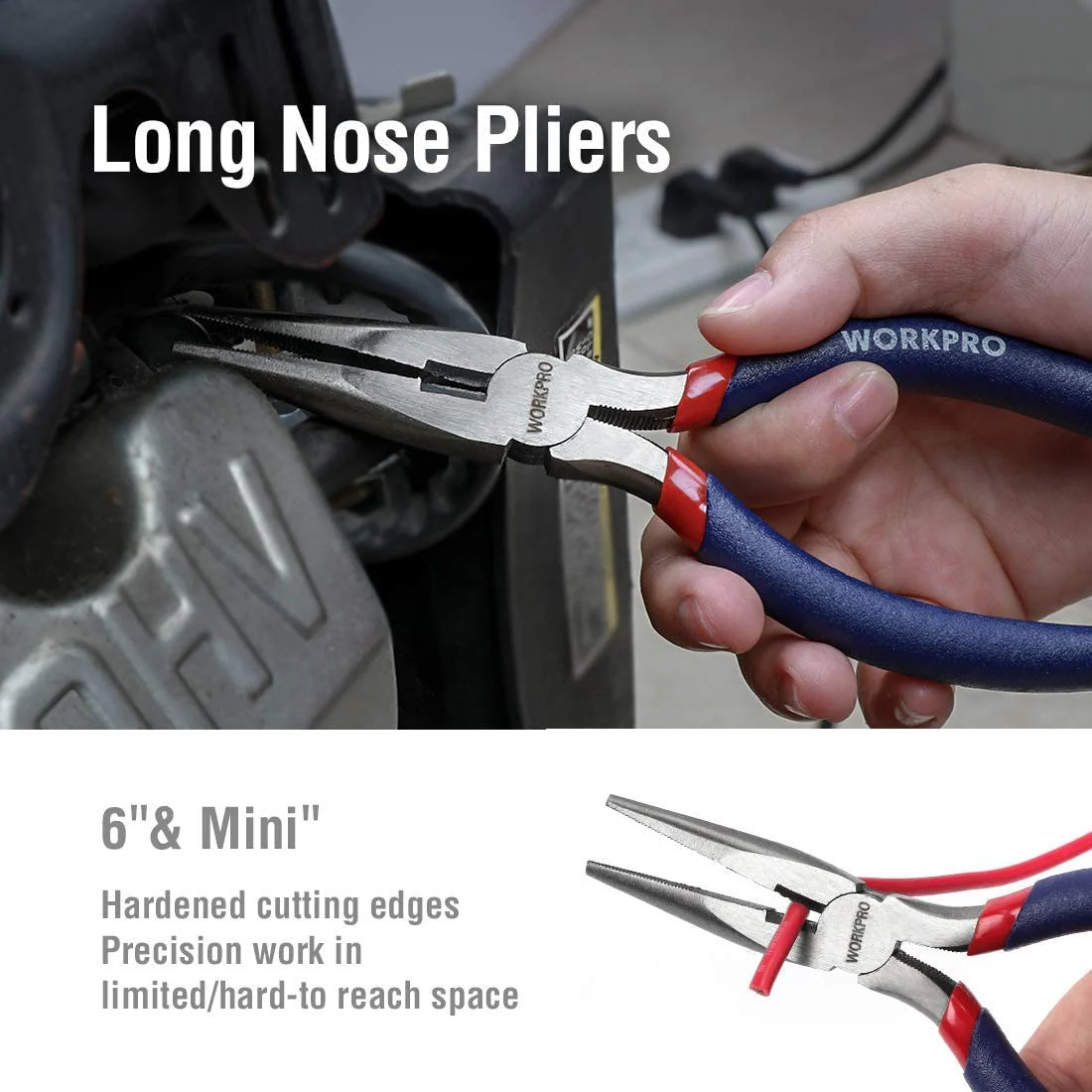 WORKPRO 7 Pcs Multifunction Pliers Set for DIY & Home Use - Image 6