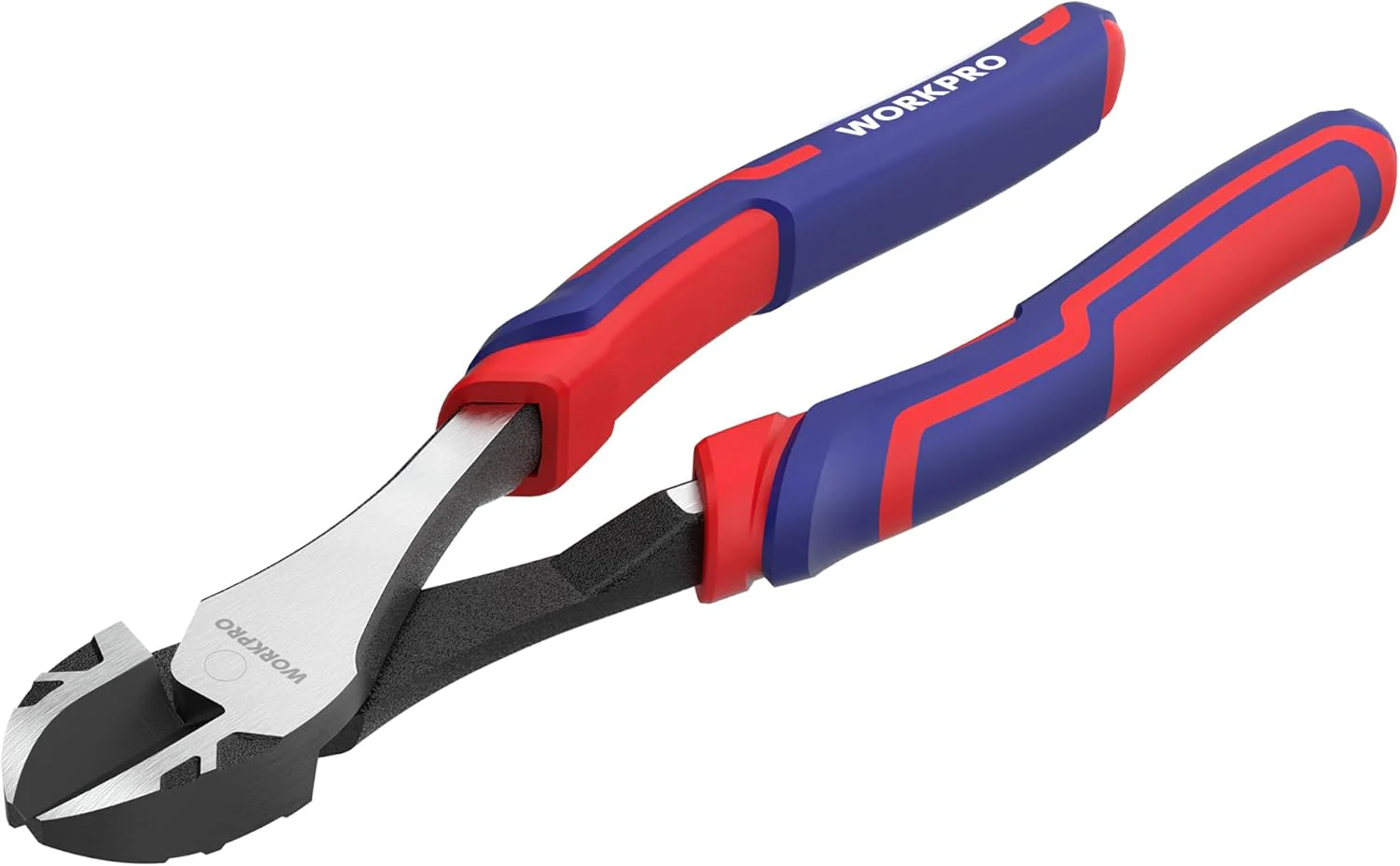 WORKPRO 8 Inch High Leverage Diagonal Pliers, CRV Steel & Anti-Slip Handle | Heavy Duty Wire Cutters / Diagonal Cutters for Cutting Copper, Brass, Iron, Aluminum & Steel Wires - Image 4