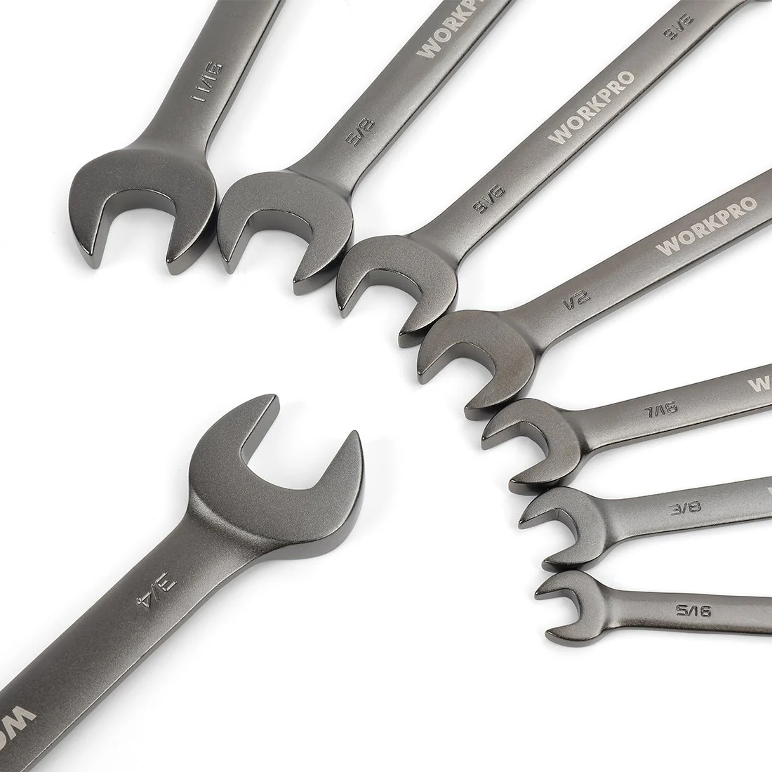 WORKPRO 8 Pcs Flex-Head Ratcheting Combination Wrench Set with Organizer Bag - Image 4