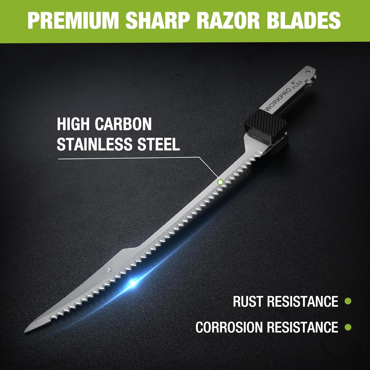 WORKPRO 8" Replacement Blades Only for 12V Cordless Electric Fillet Knife (W125223AH) - Image 3