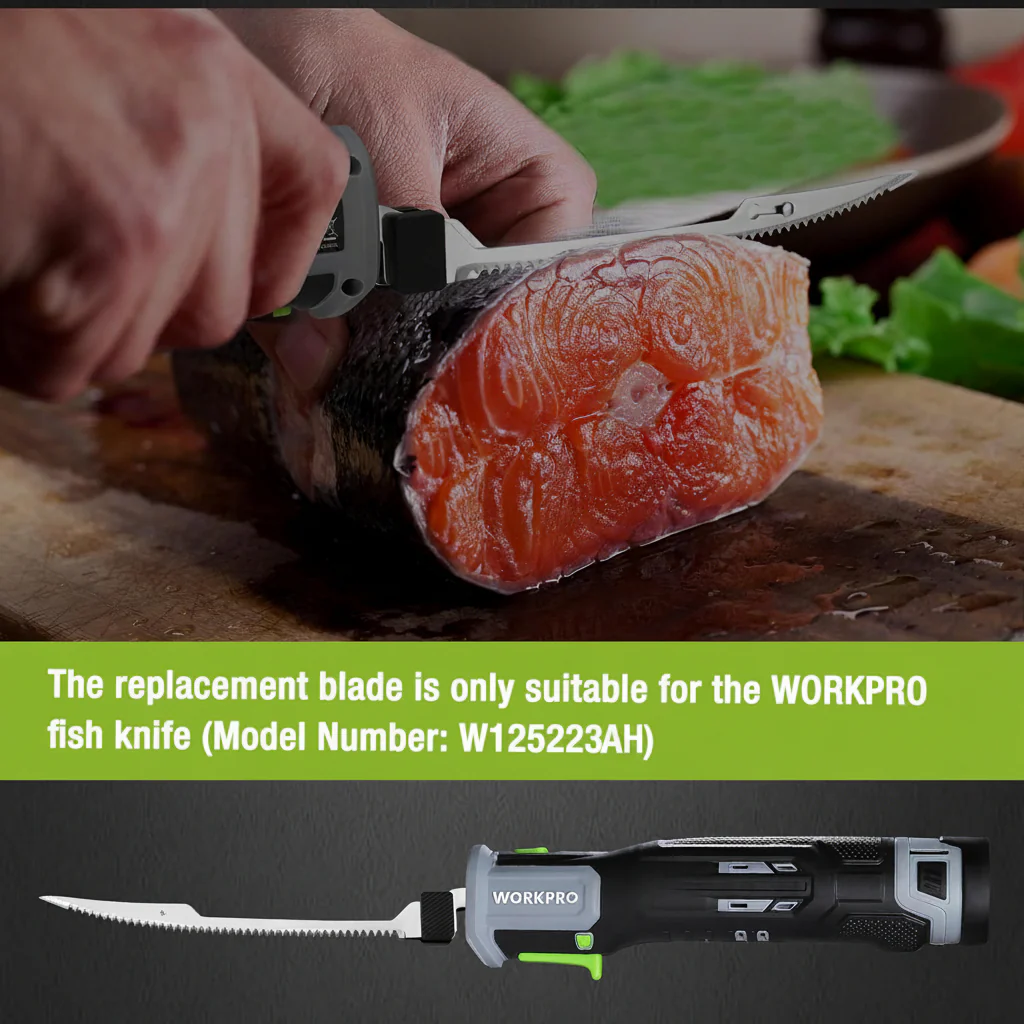 WORKPRO 8" Replacement Blades Only for 12V Cordless Electric Fillet Knife (W125223AH) - Image 4