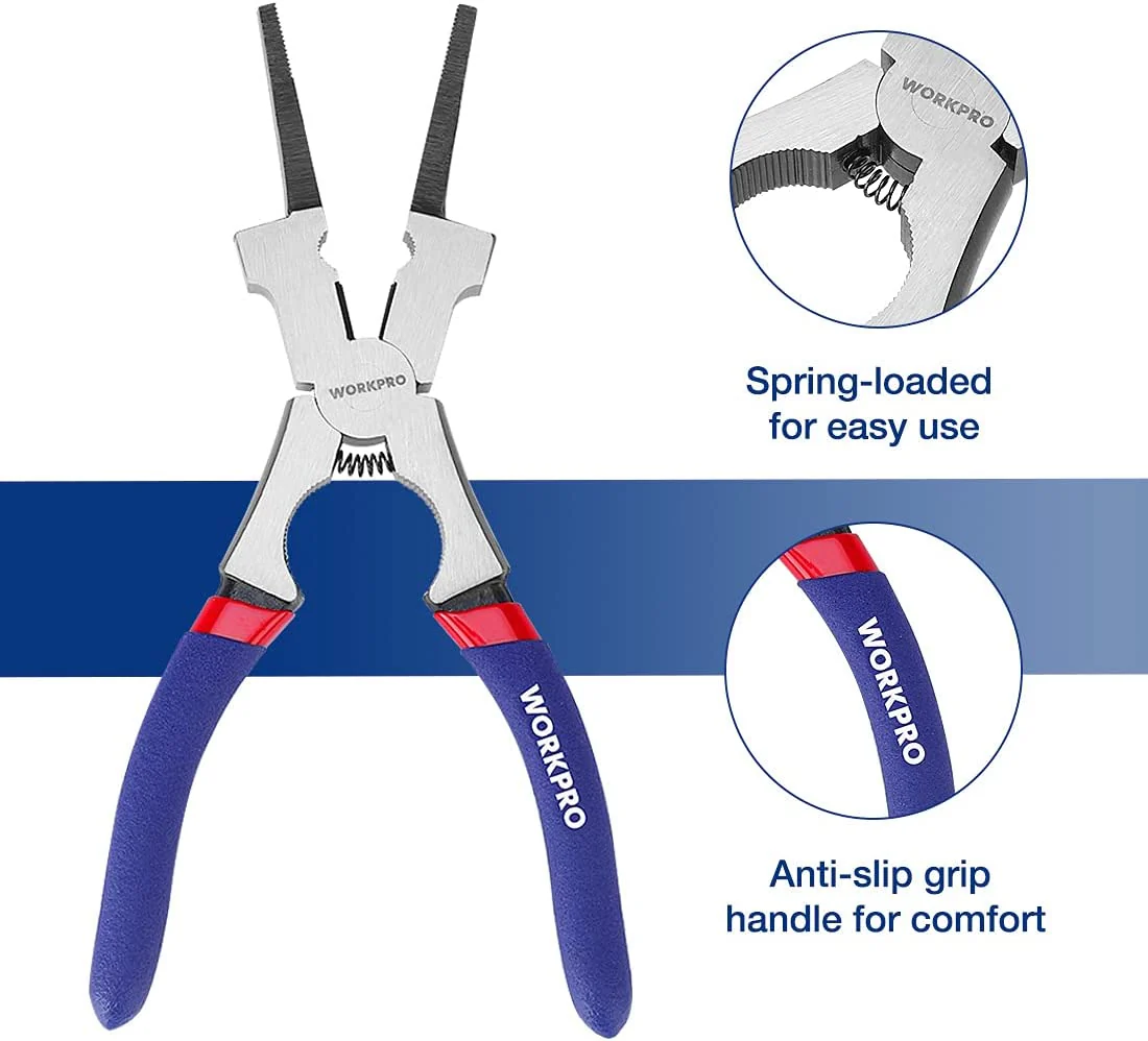 WORKPRO 8" Welding Pliers, Multi-Functional CR-V Steel Welding Pliers - Image 4