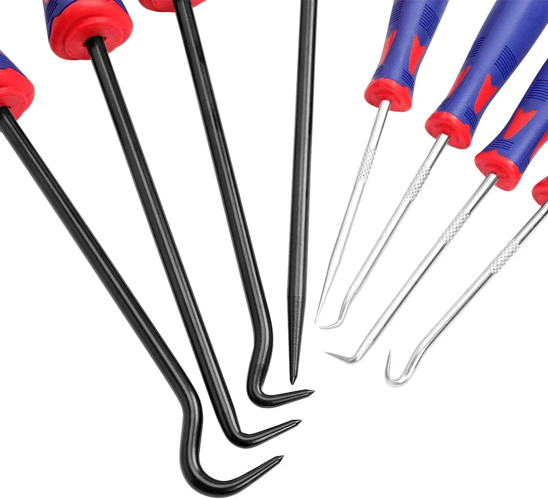 WORKPRO 9Pcs Precision Pick & Hook Set with Scraper, Automotive & Electronic Hand Tools - Image 2