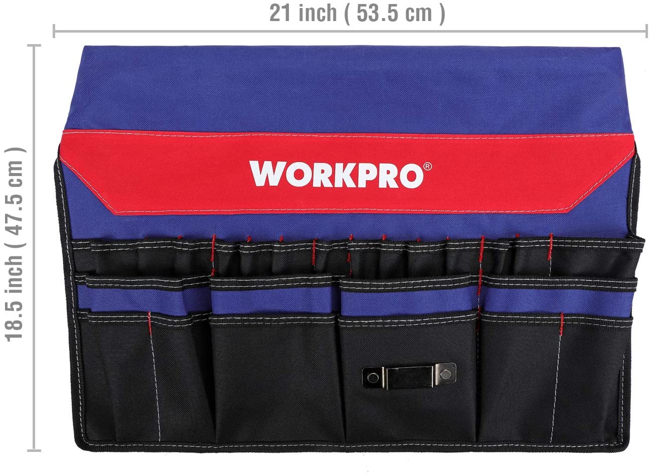 WORKPRO Bucket Tool Organizer with 51 Pockets (Tools Excluded) - Image 6